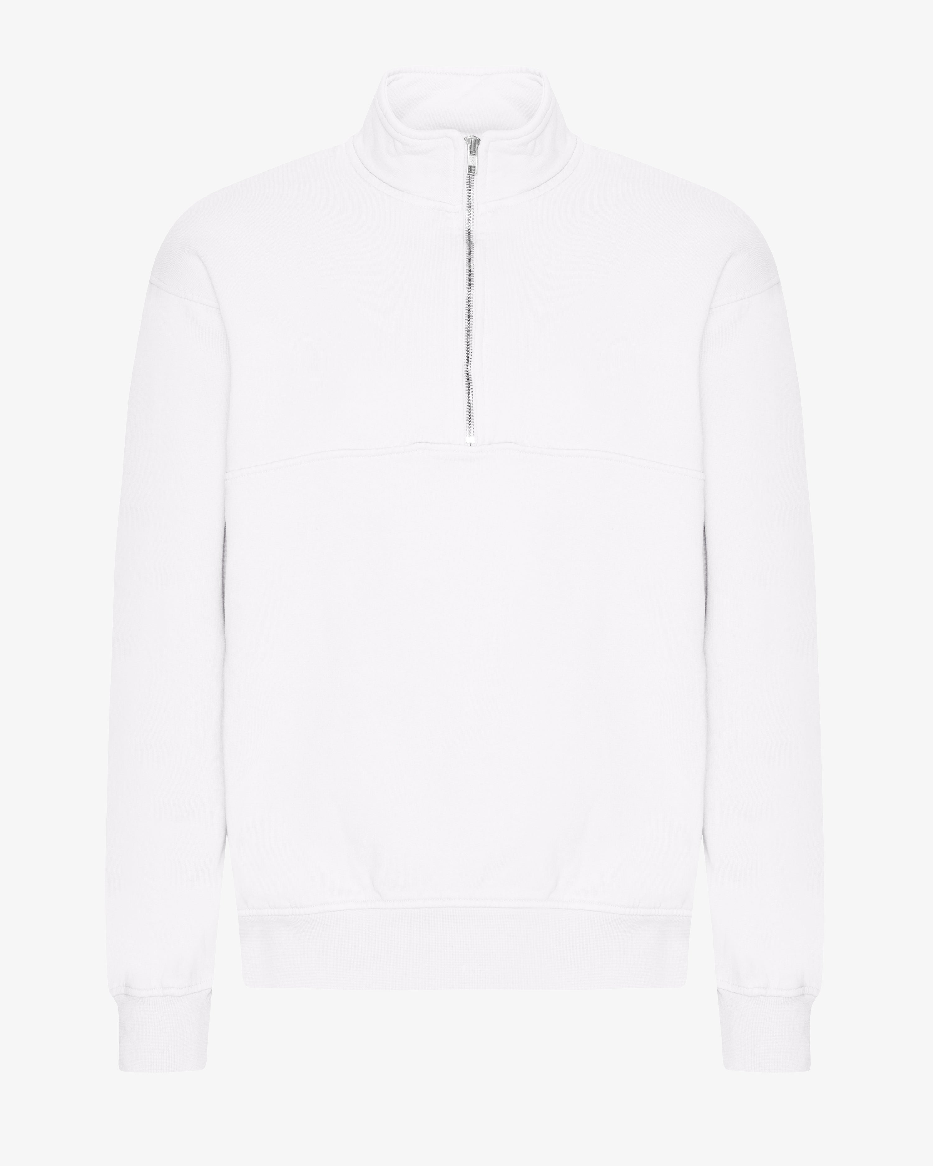 Organic Quarter Zip - Optical White