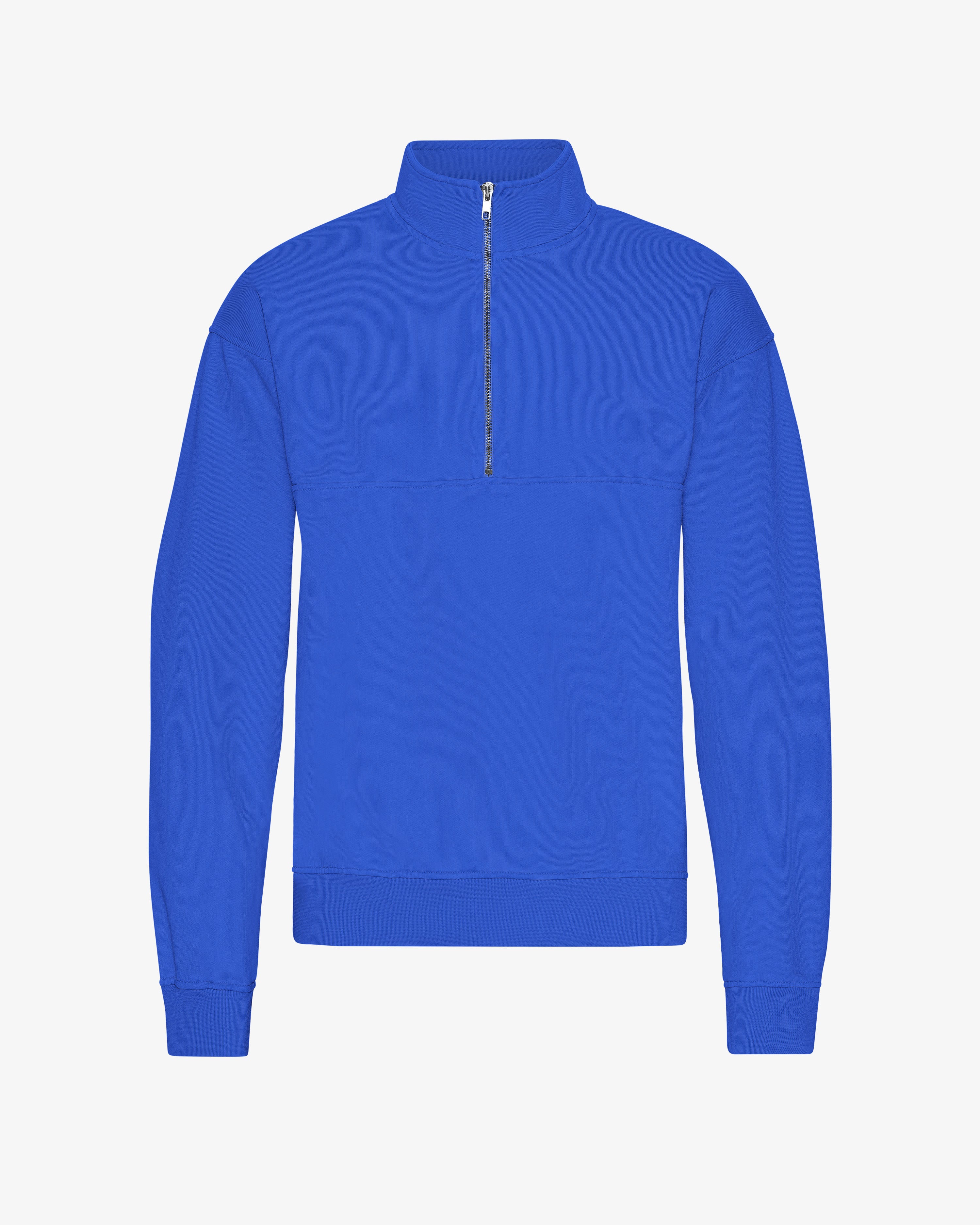 Organic Quarter Zip - Sapphire Blue