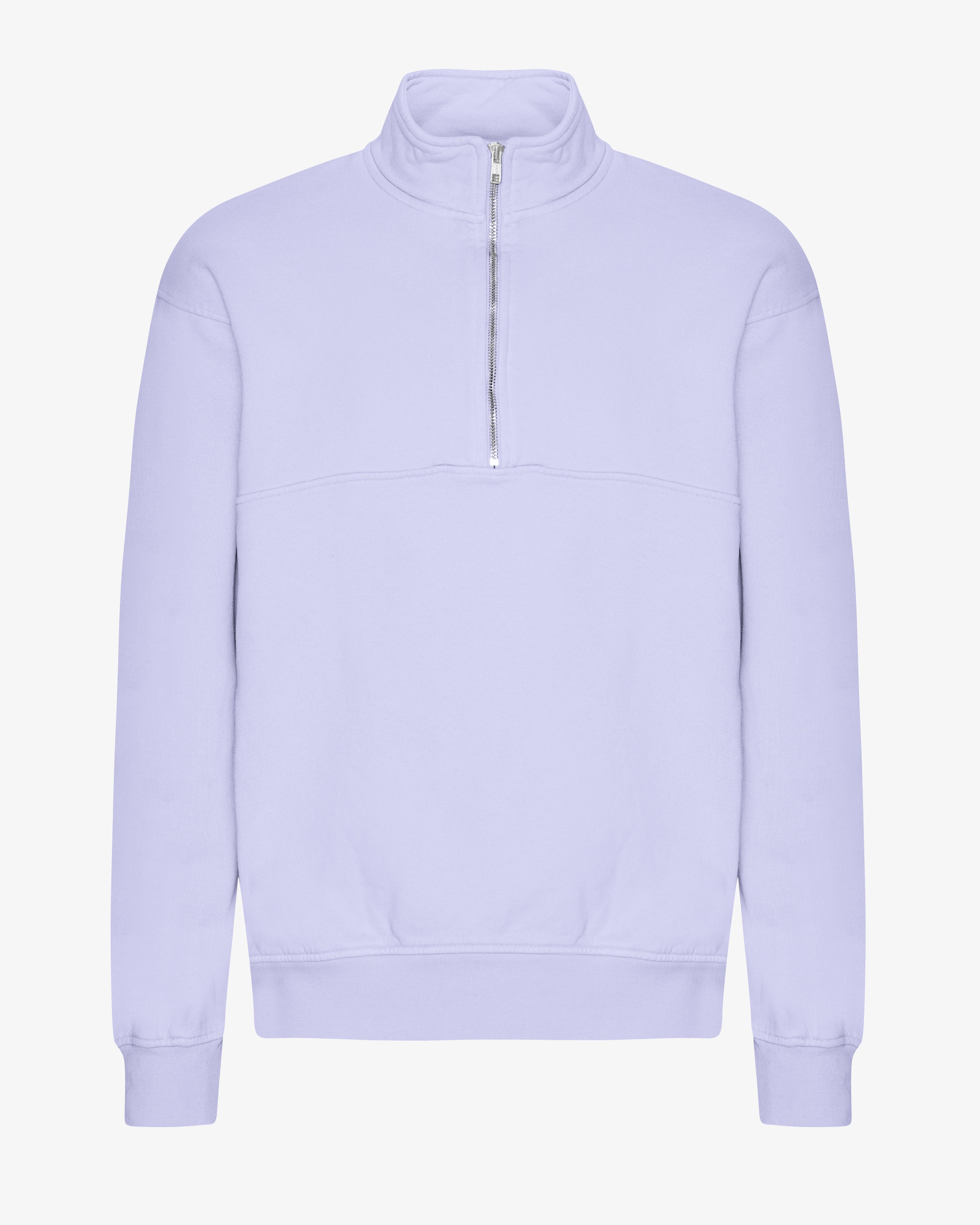 Organic Quarter Zip - Soft Lavender