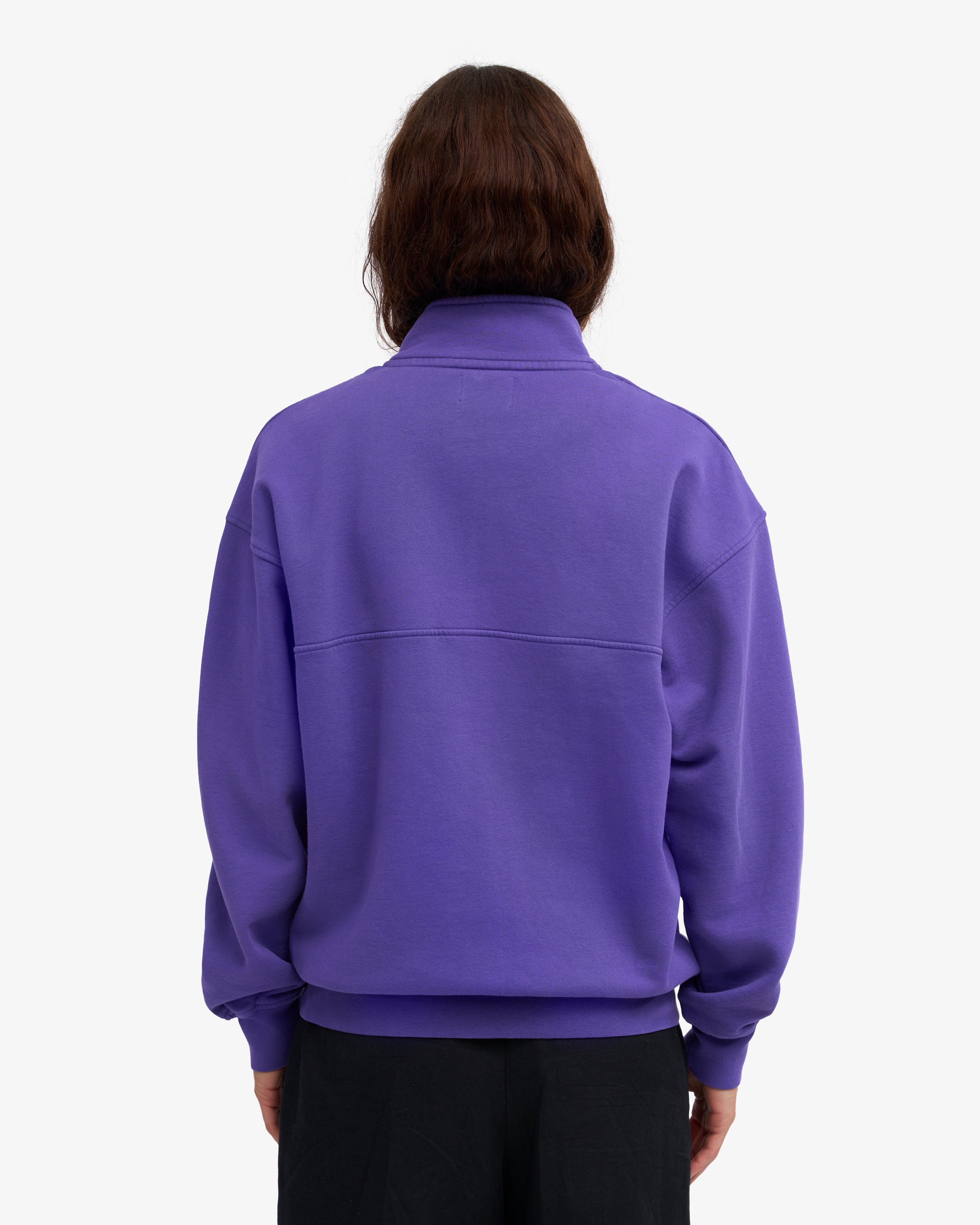 Organic Quarter Zip - Ultra Violet