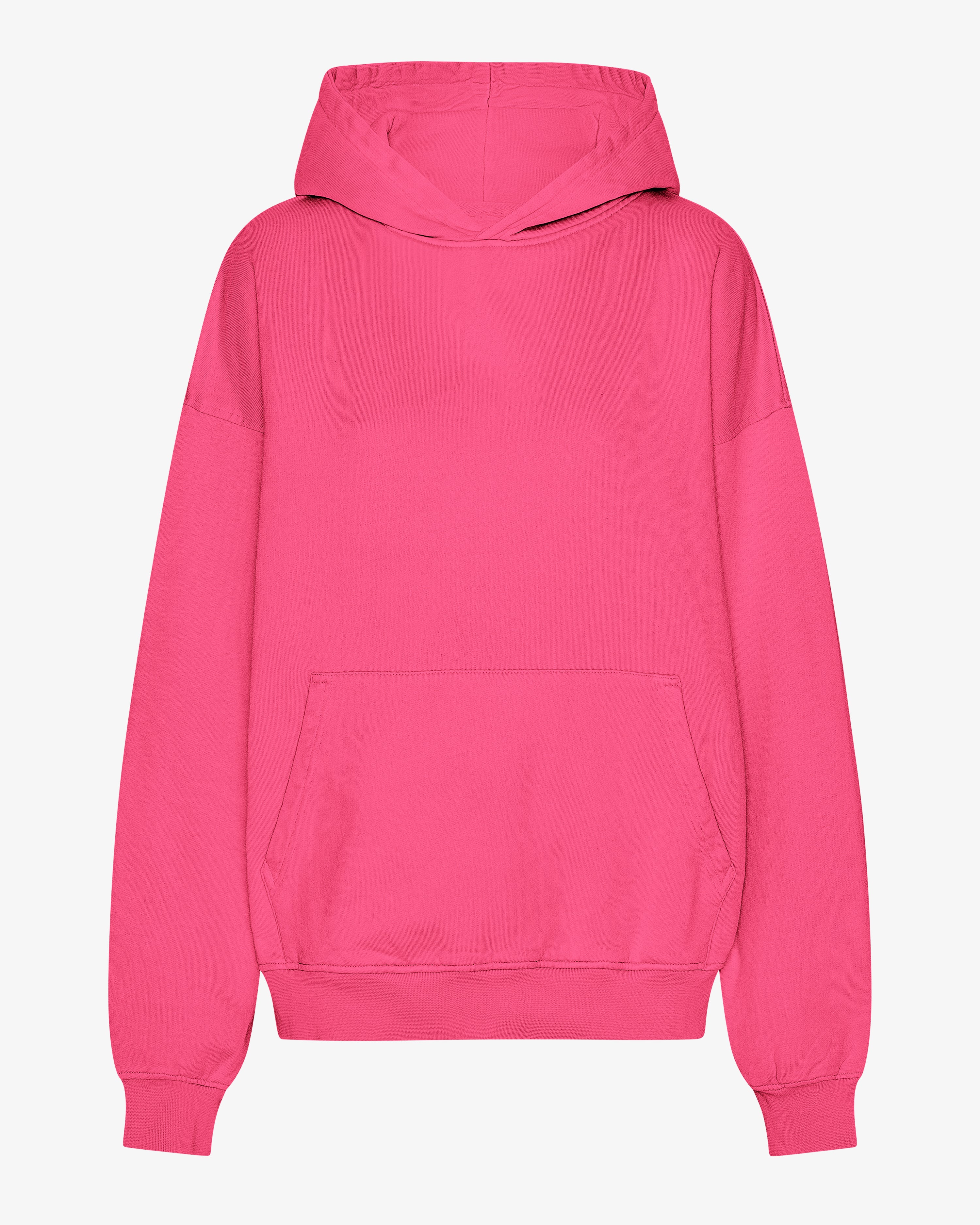 Organic Oversized Hood - Bubblegum Pink