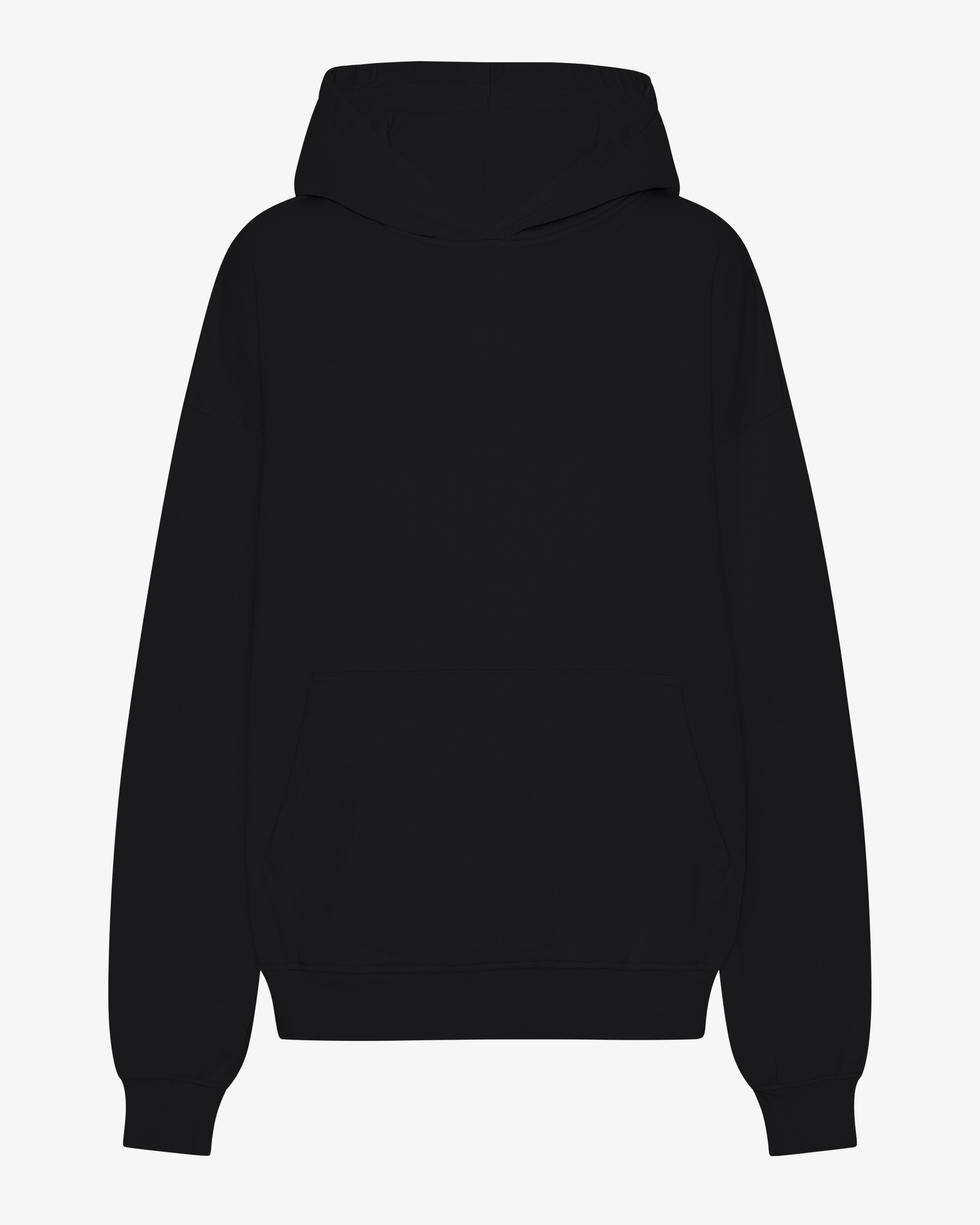 Organic Oversized Hood - Deep Black