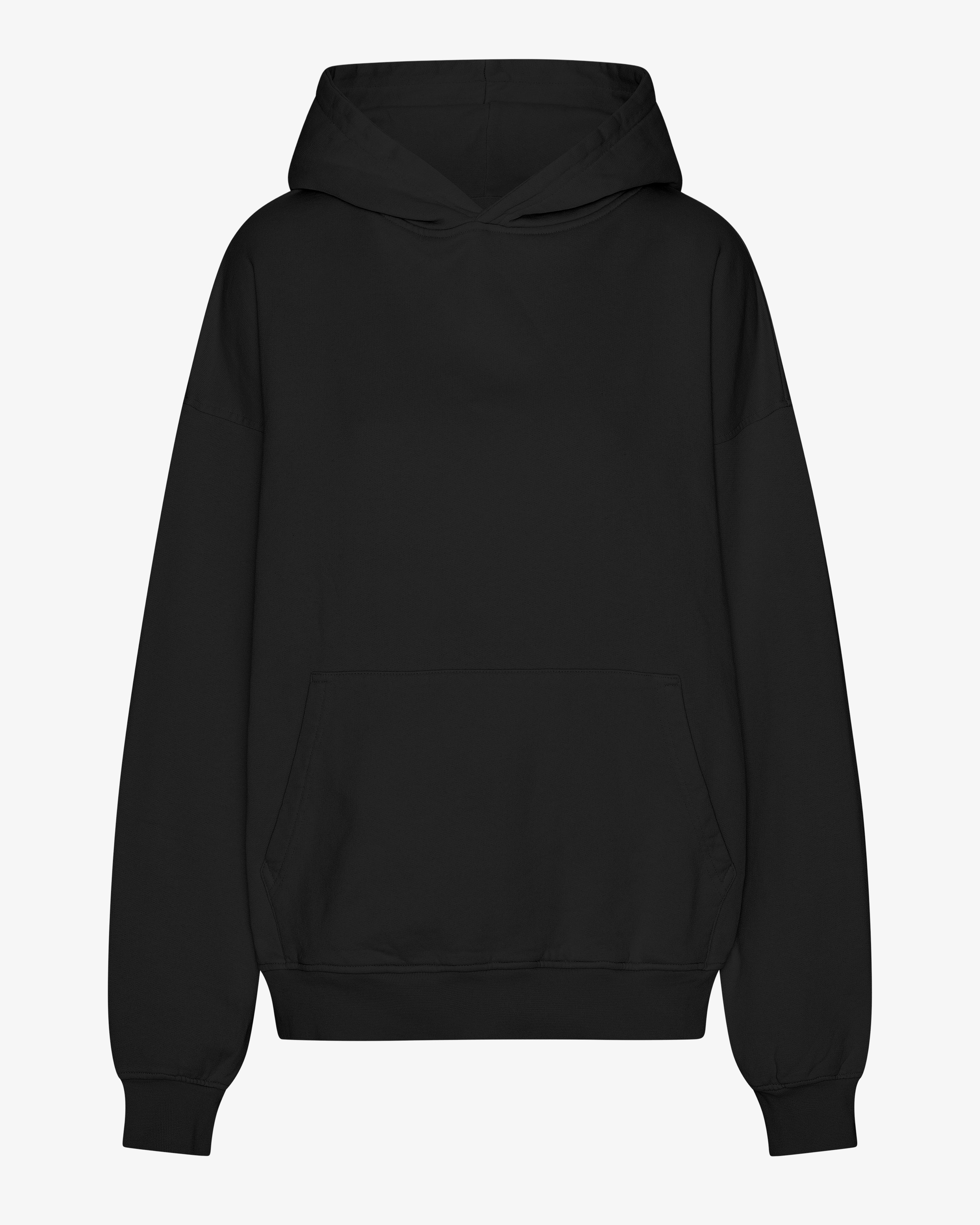 Organic Oversized Hood - Deep Black