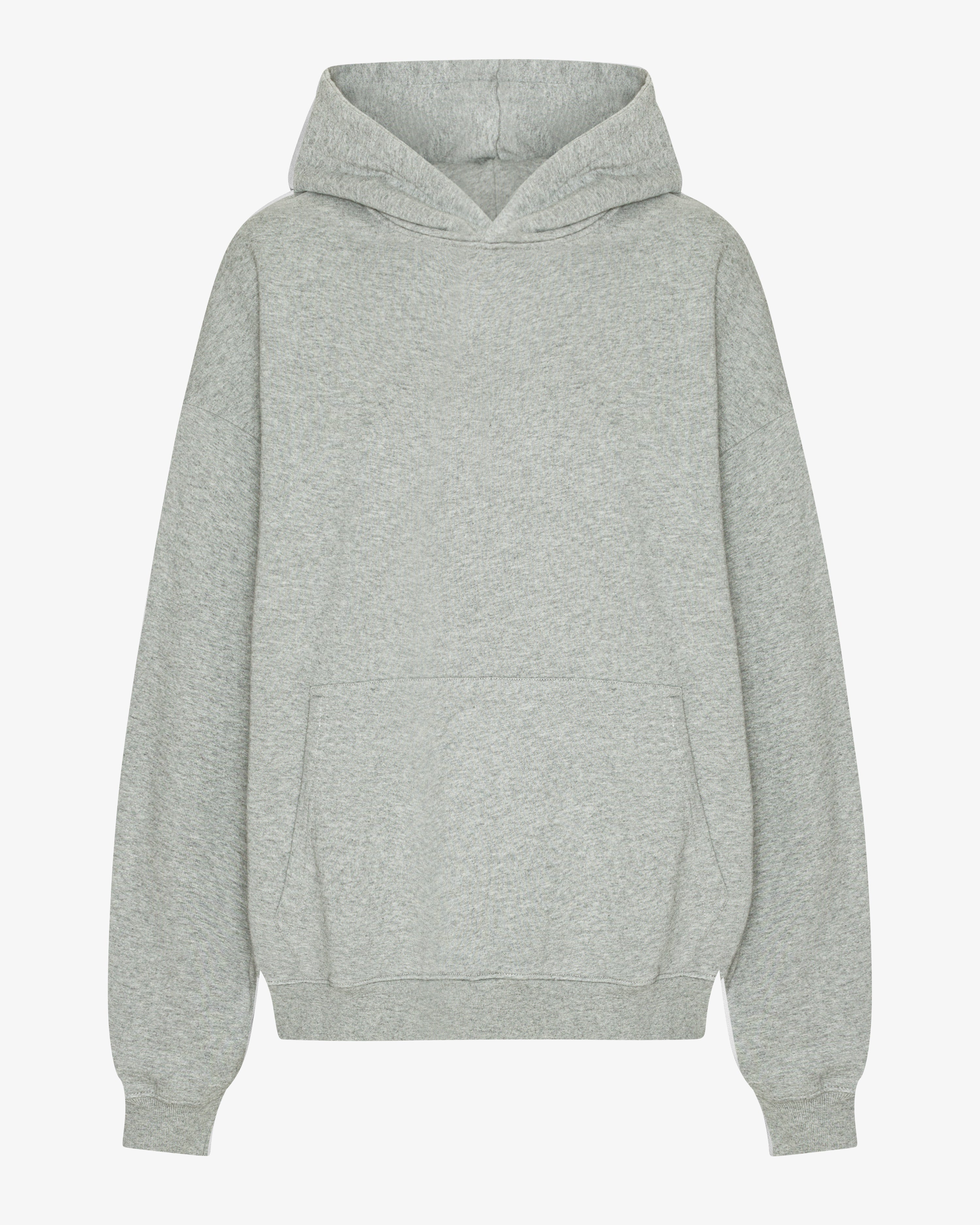 Organic Oversized Hood - Heather Grey