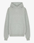 Organic Oversized Hood - Heather Grey