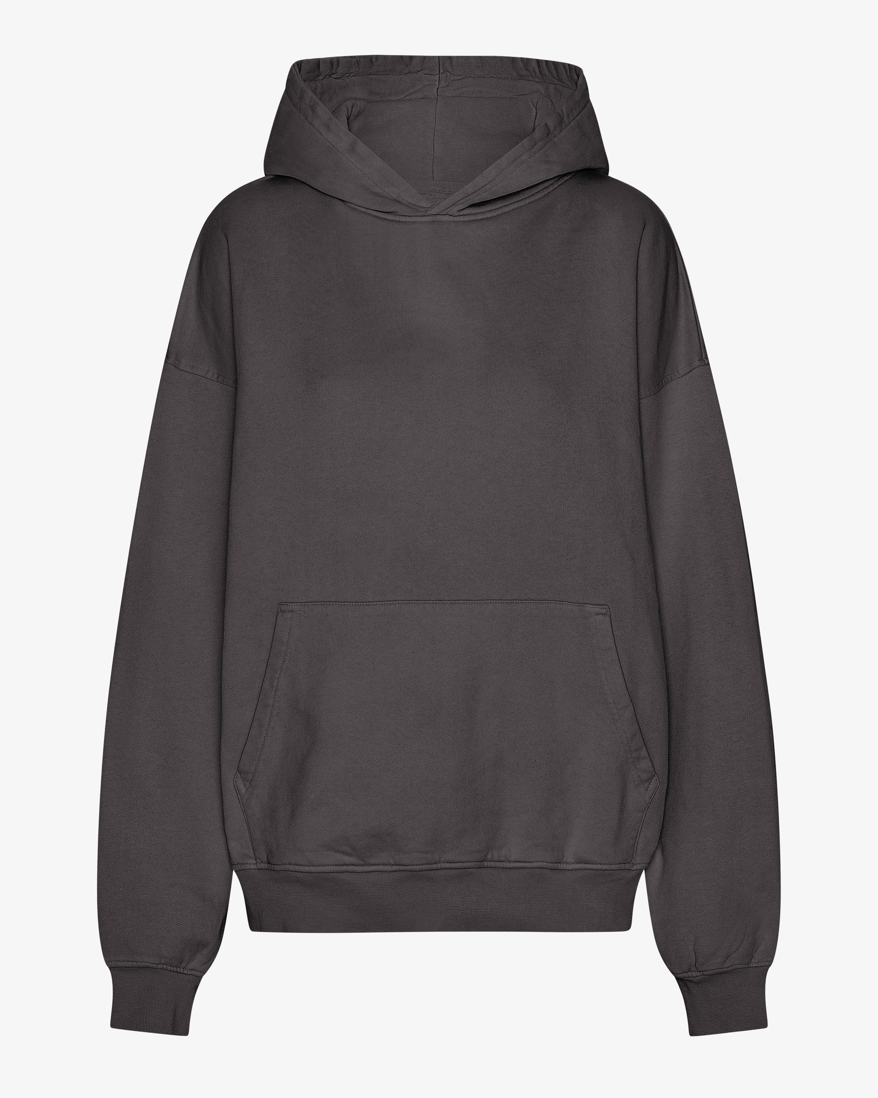 Organic Oversized Hood - Lava Grey