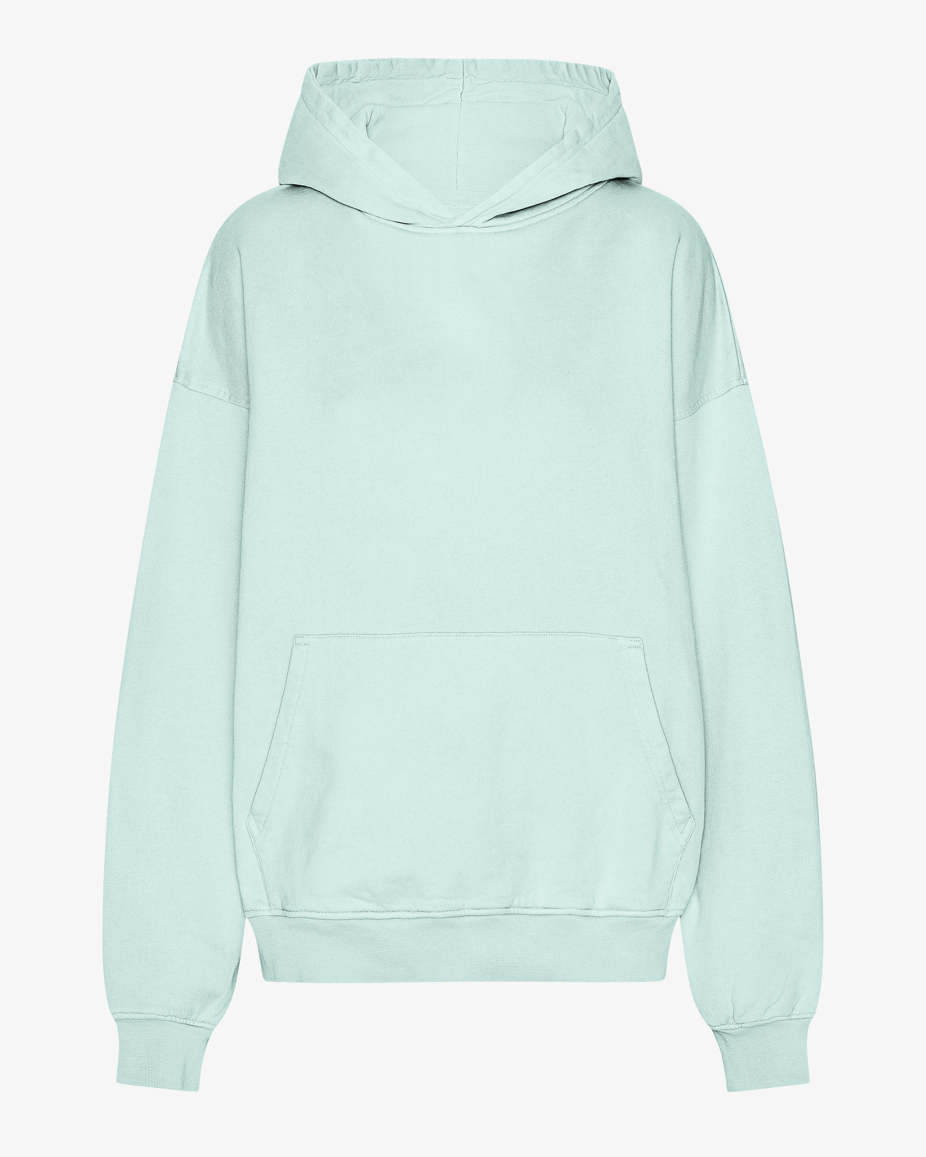 Organic Oversized Hood - Light Aqua