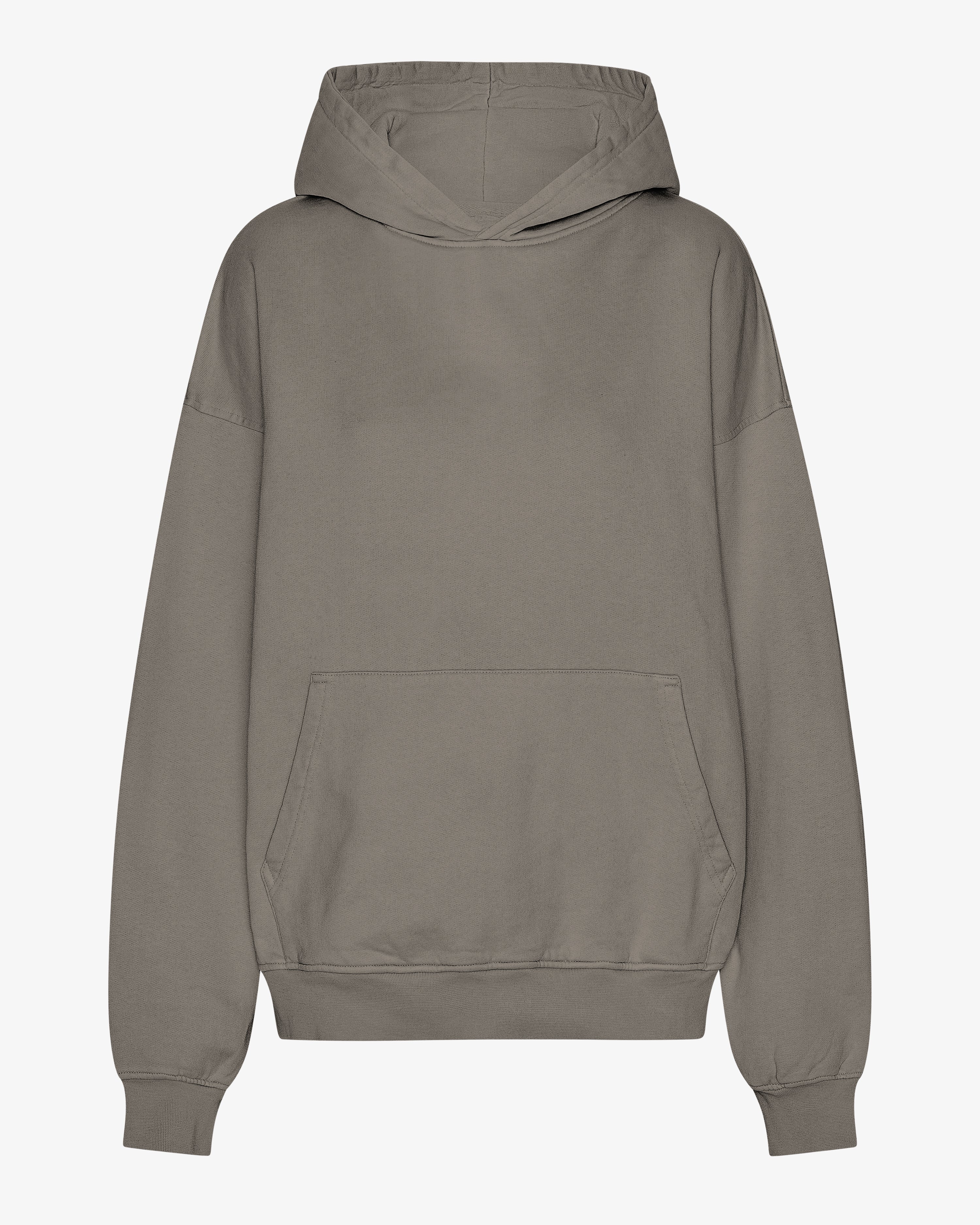 Organic Oversized Hood - Misty Brown