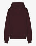 Organic Oversized Hood - Oxblood Red