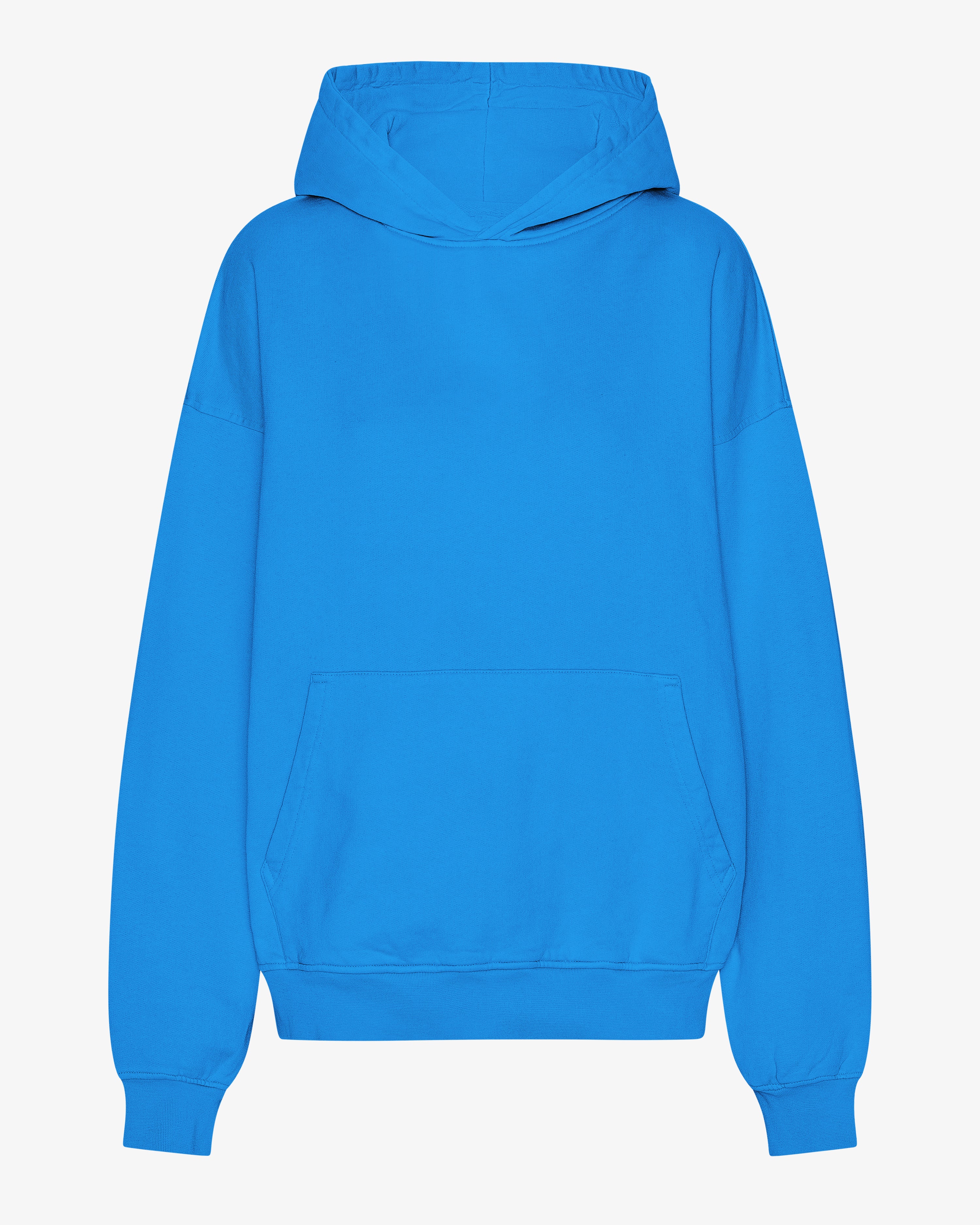 Organic Oversized Hood - Pacific Blue