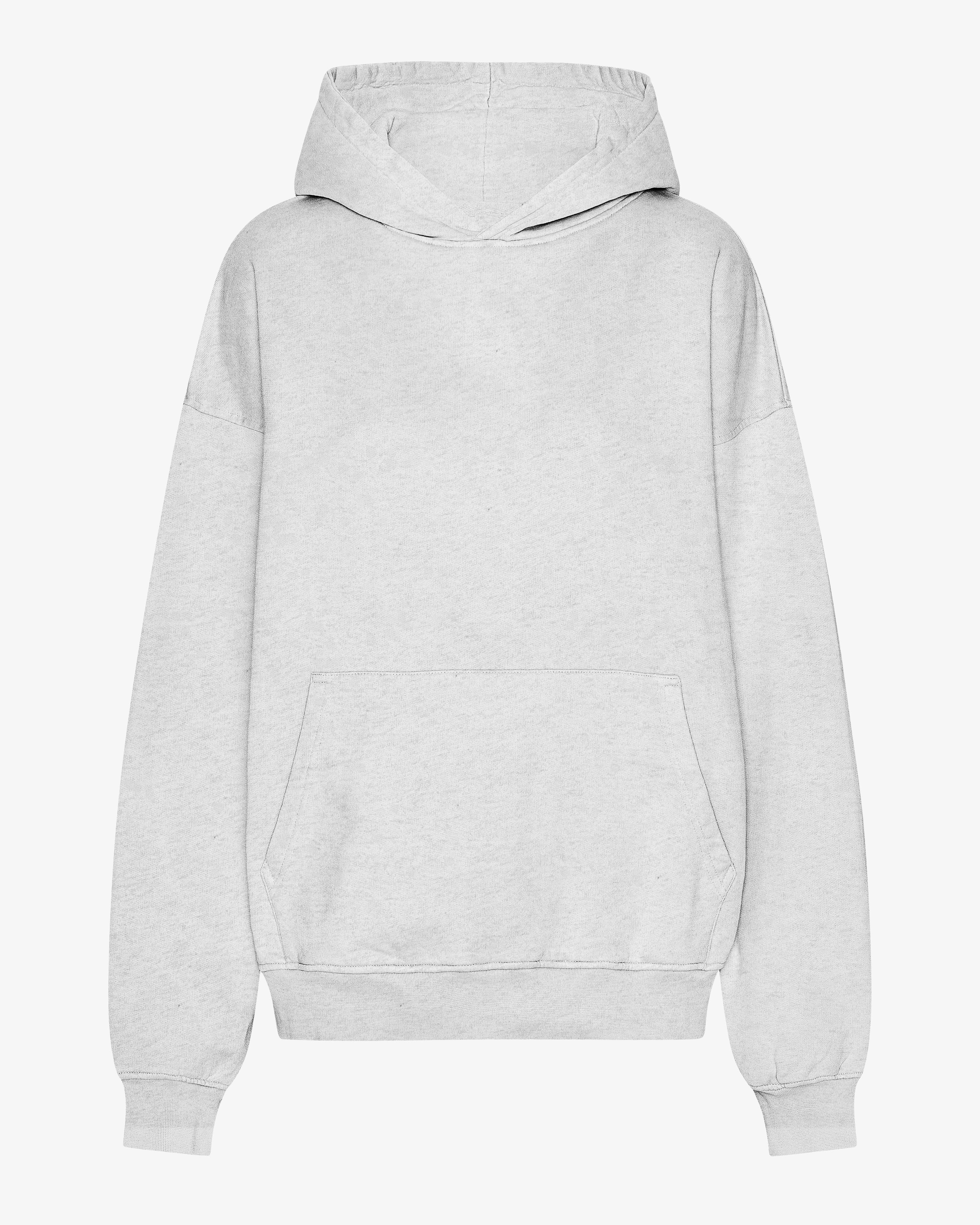 Organic Oversized Hood - Snow Melange