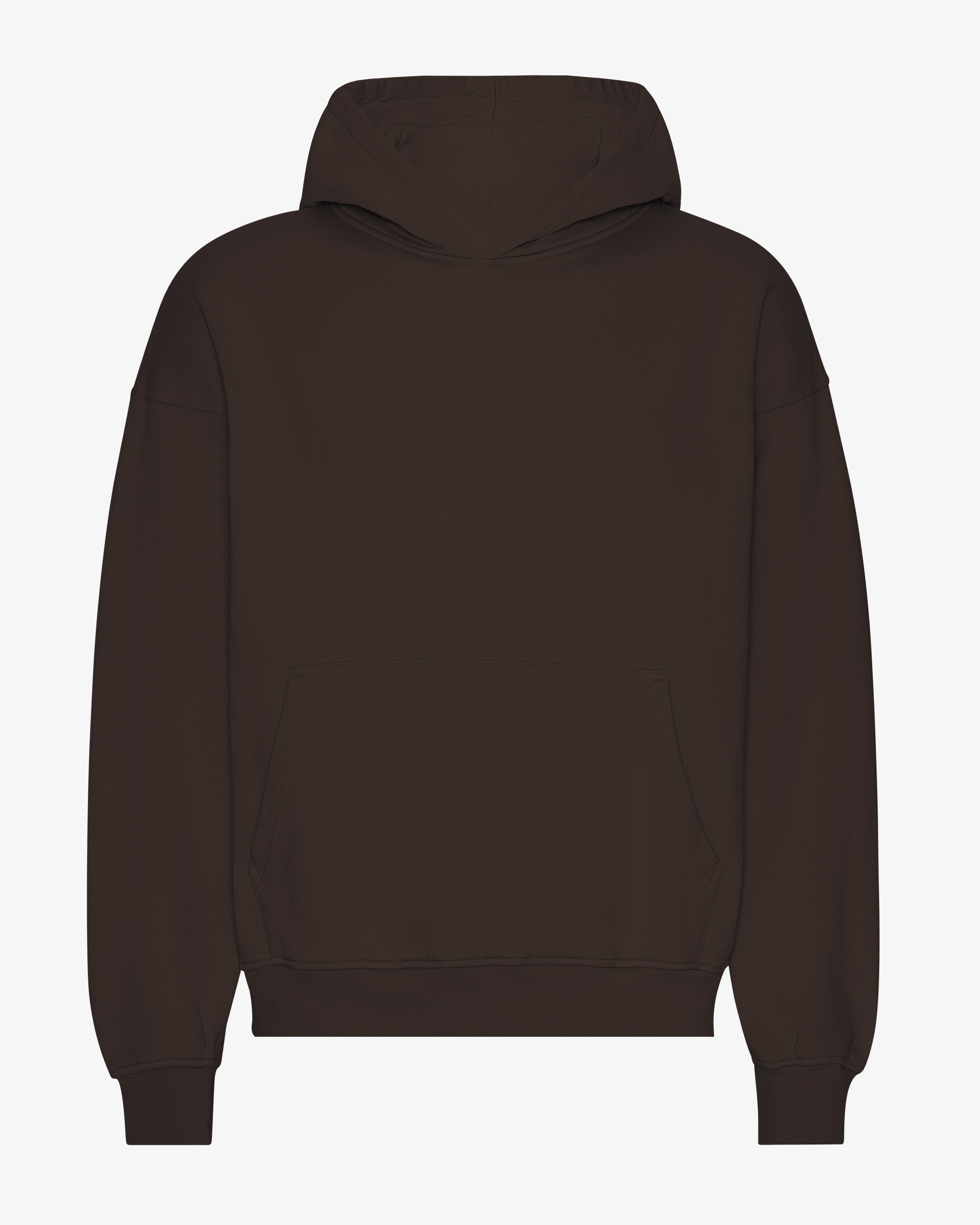 Organic Oversized Hood - Coffee Brown