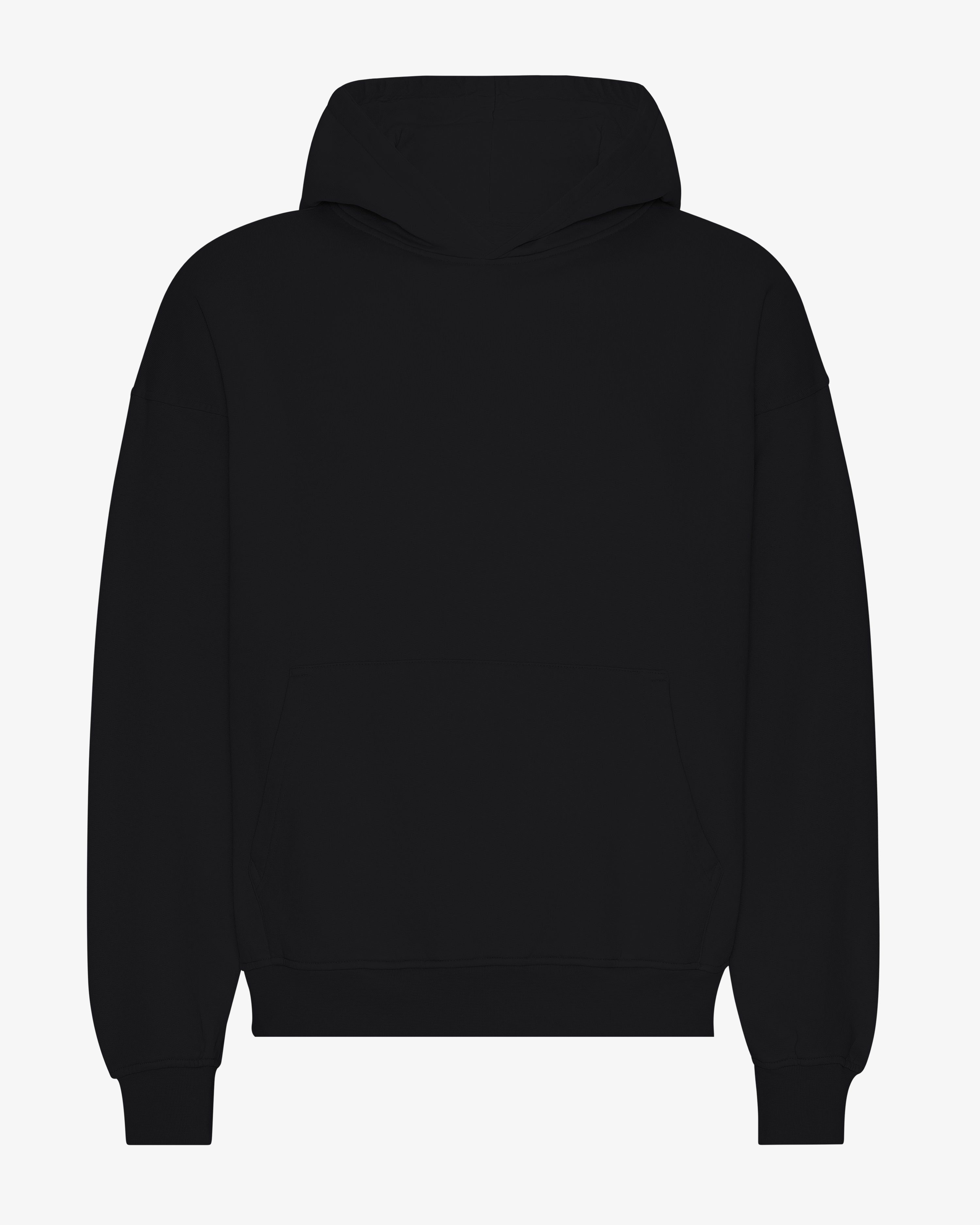 Organic Oversized Hood - Deep Black