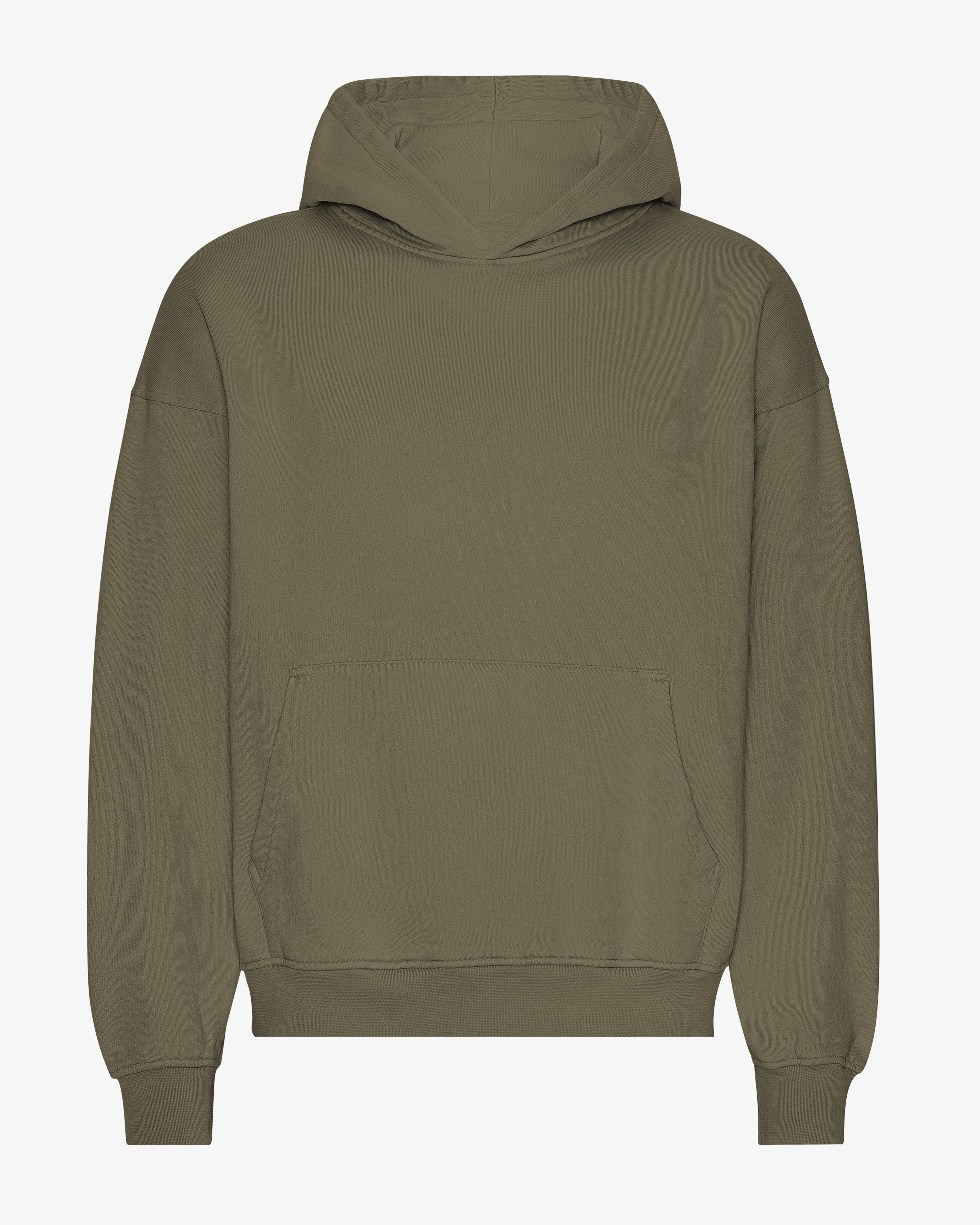 Organic Oversized Hood - Dusty Olive