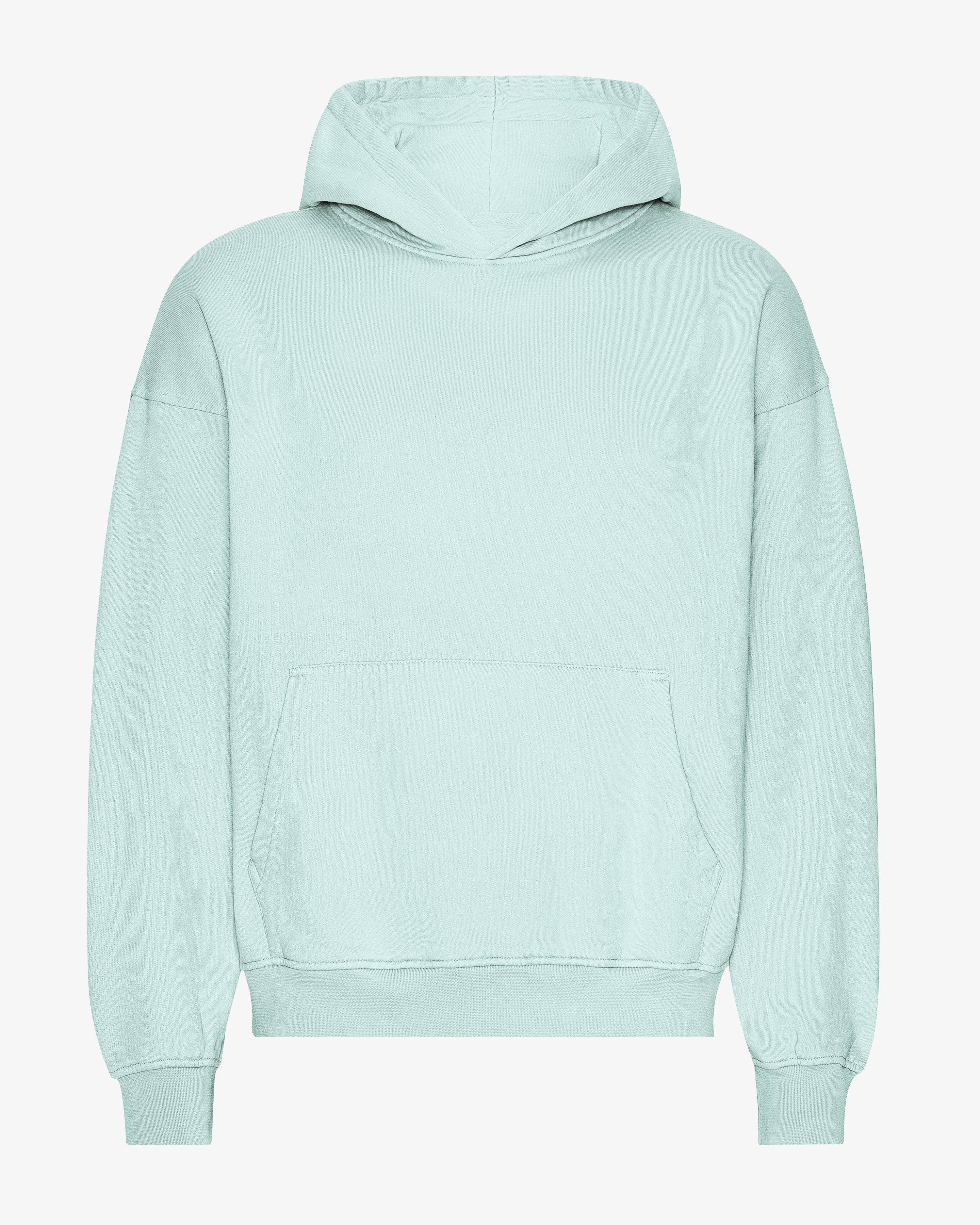 Organic Oversized Hood - Light Aqua