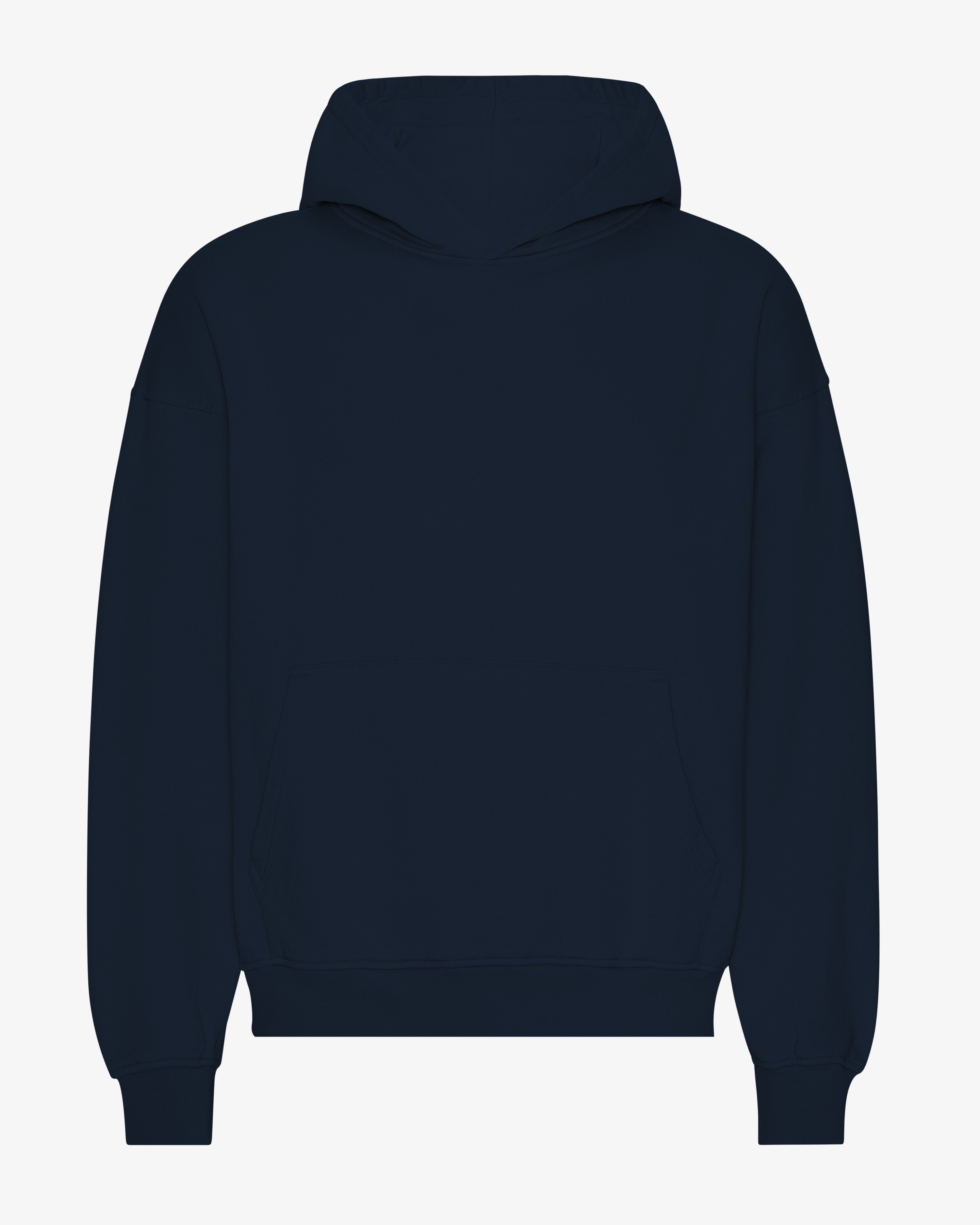 Organic Oversized Hood - Navy Blue