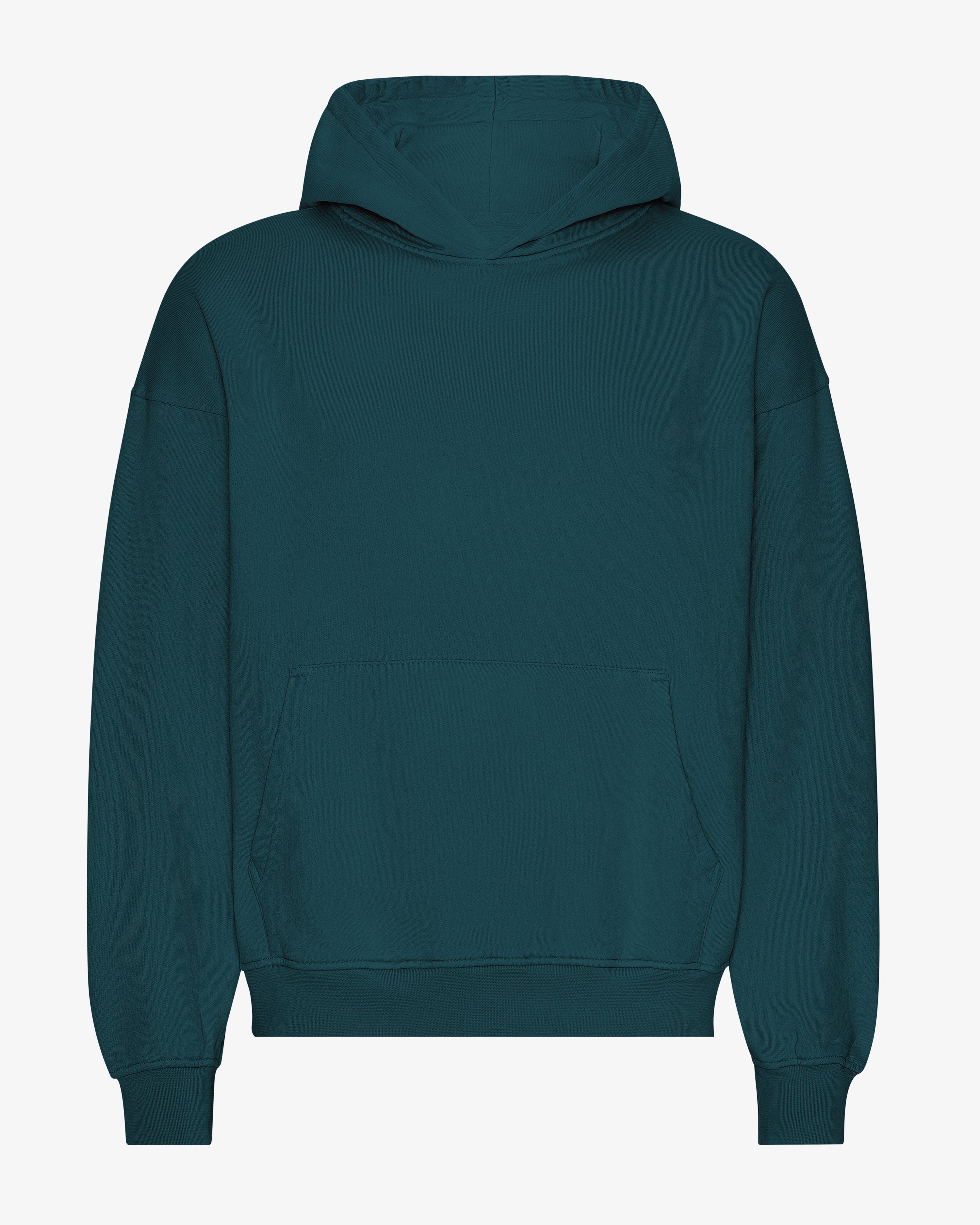 Organic Oversized Hood - Ocean Green