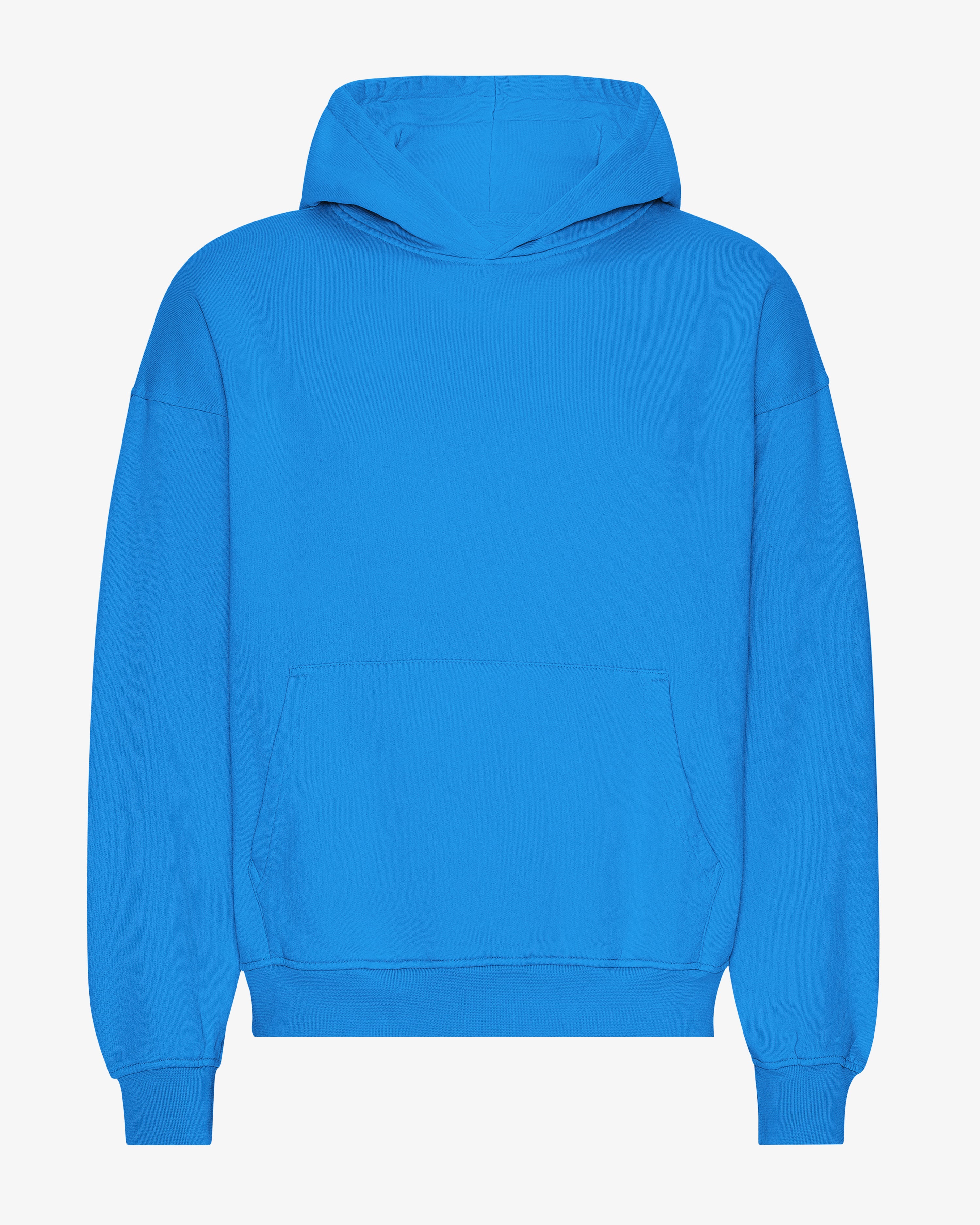 Organic Oversized Hood - Pacific Blue