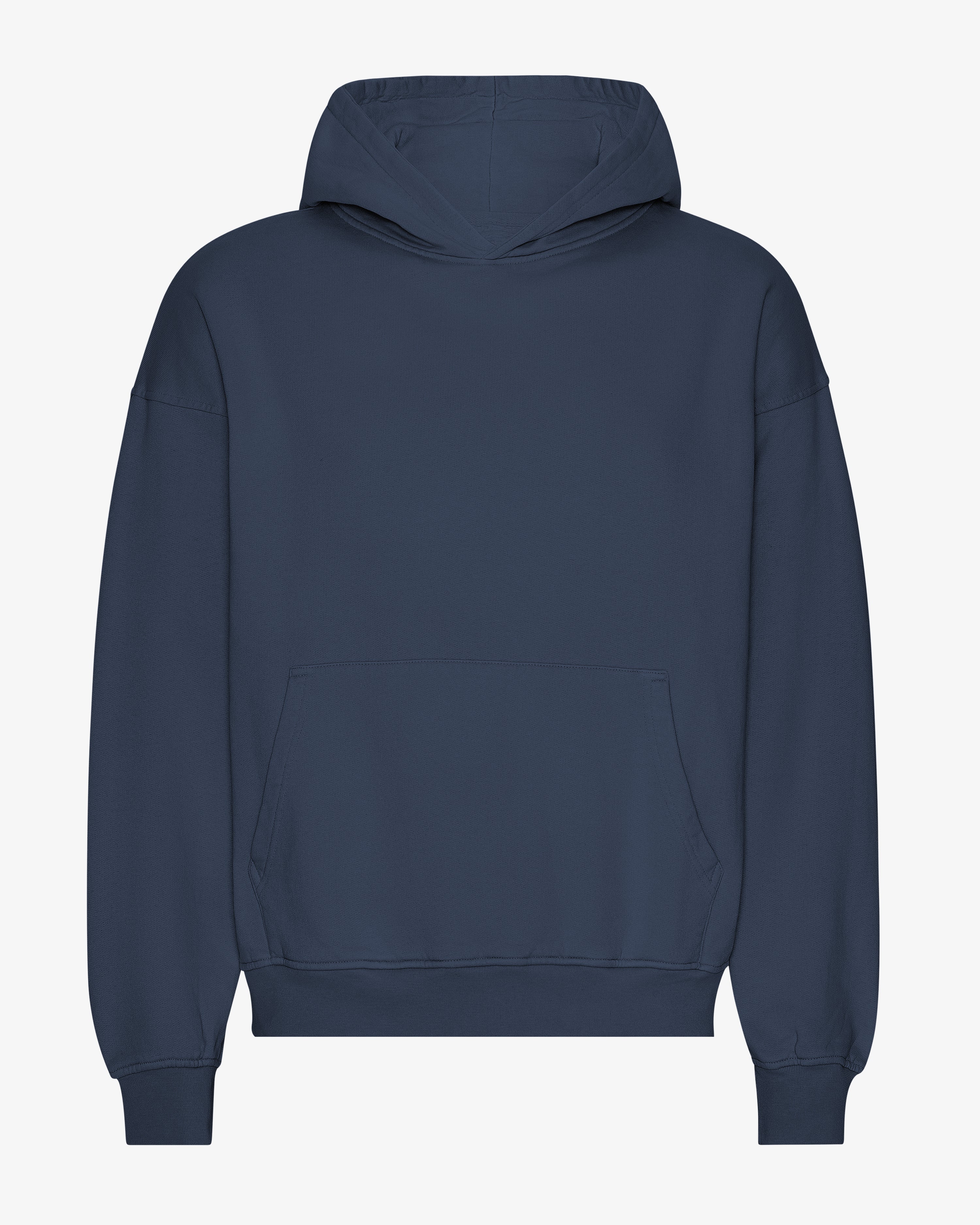 Organic Oversized Hood - Petrol Blue