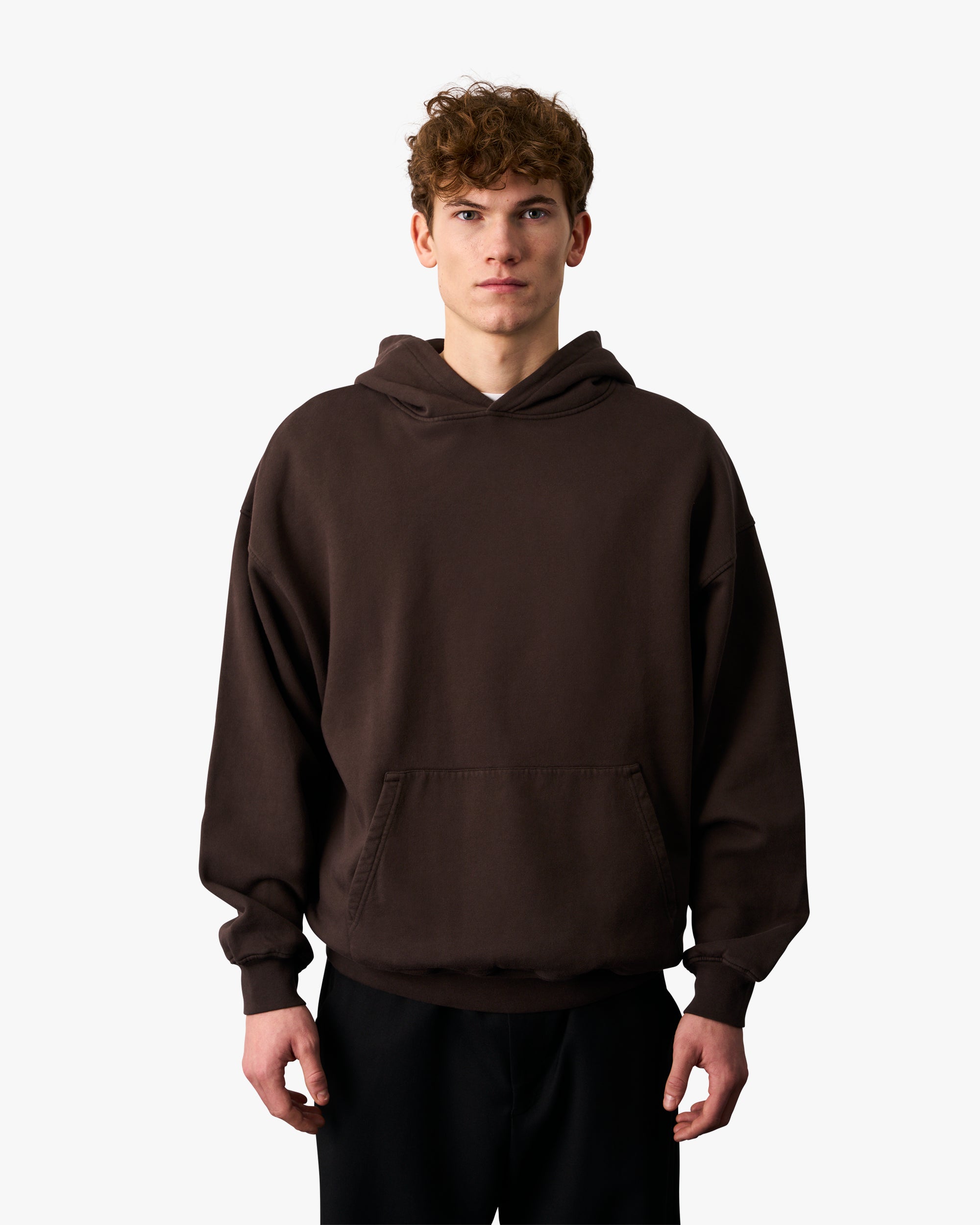 Organic Oversized Hood - Sahara Camel