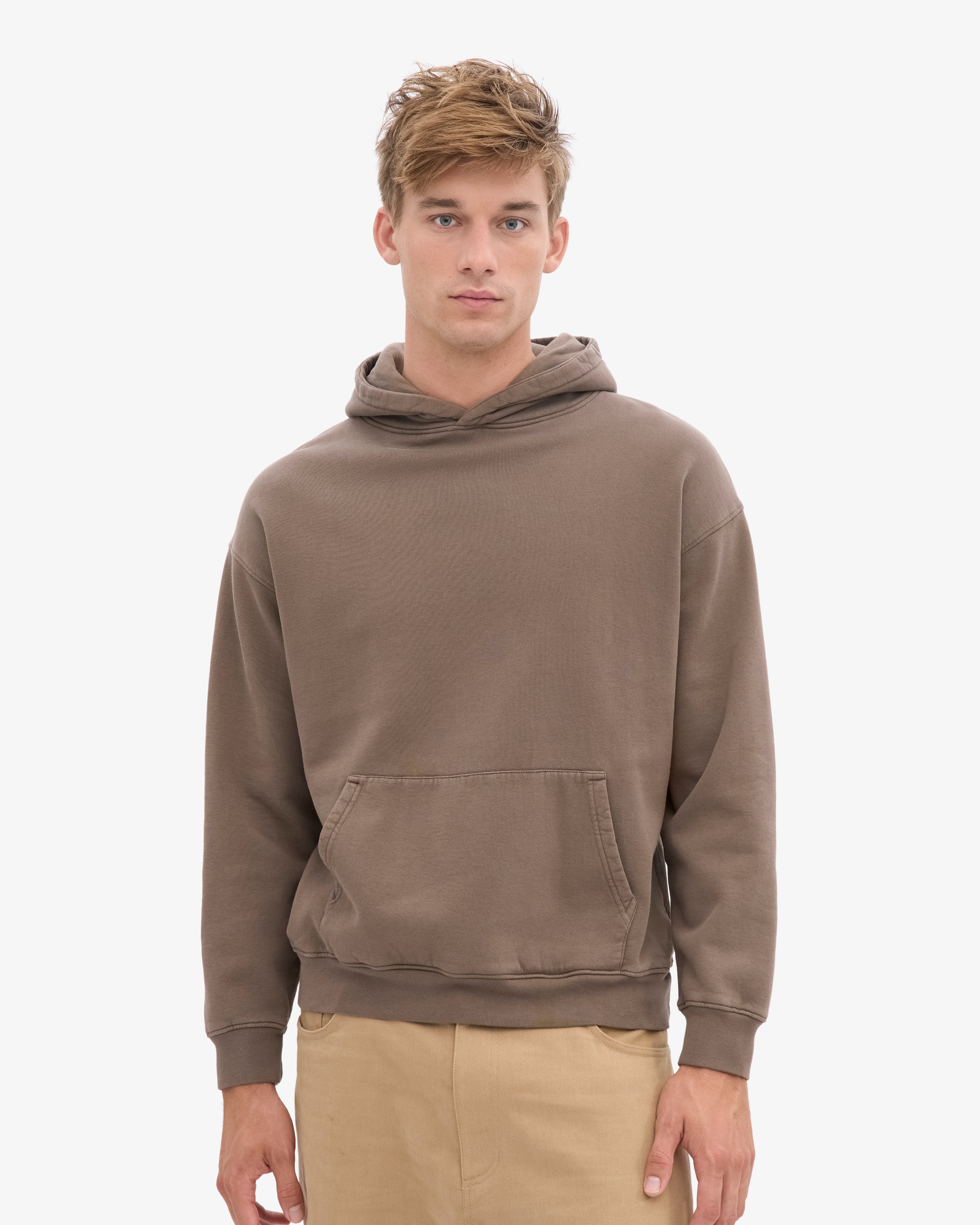 Organic Oversized Hood - Cedar Brown