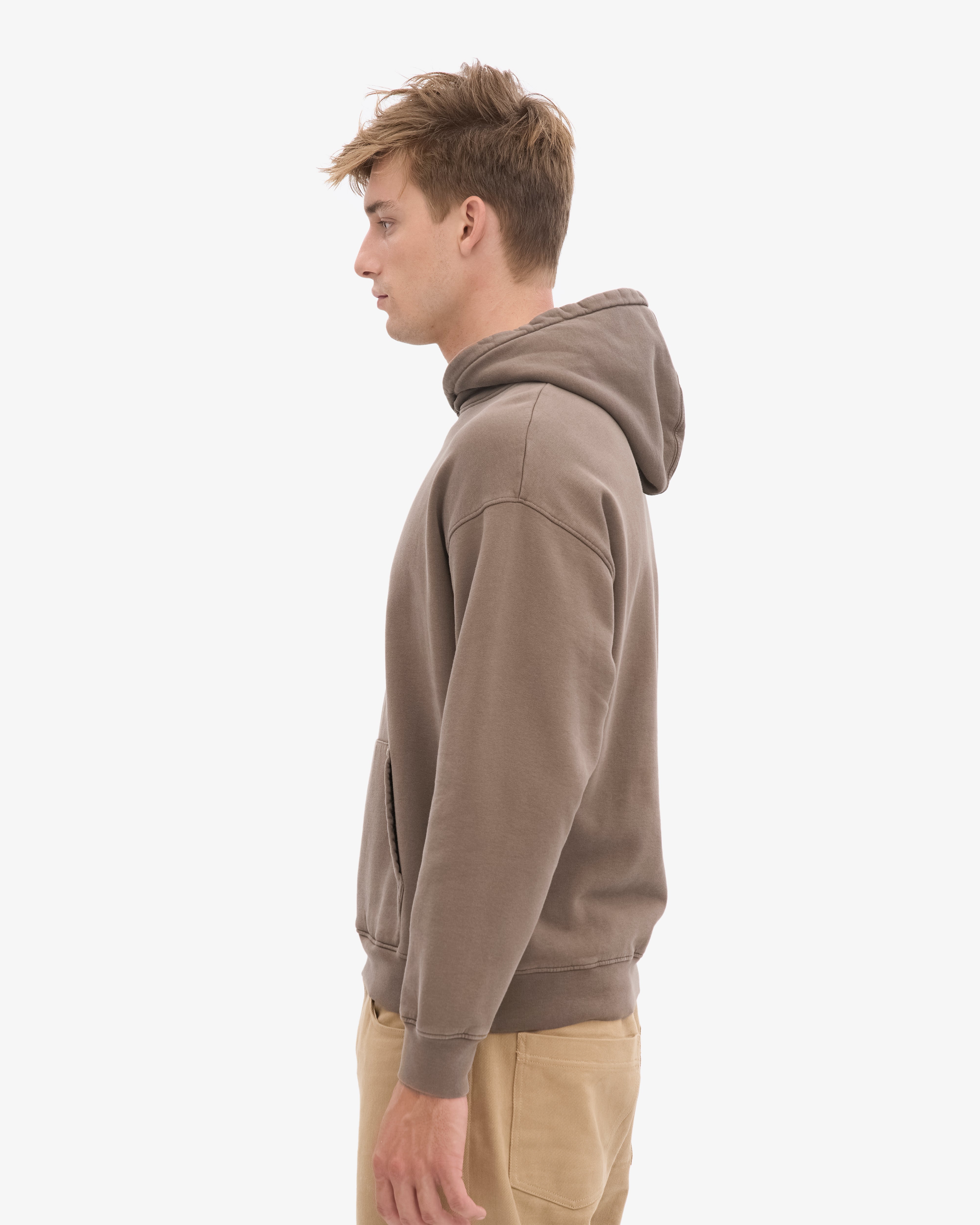 Organic Oversized Hood - Cedar Brown