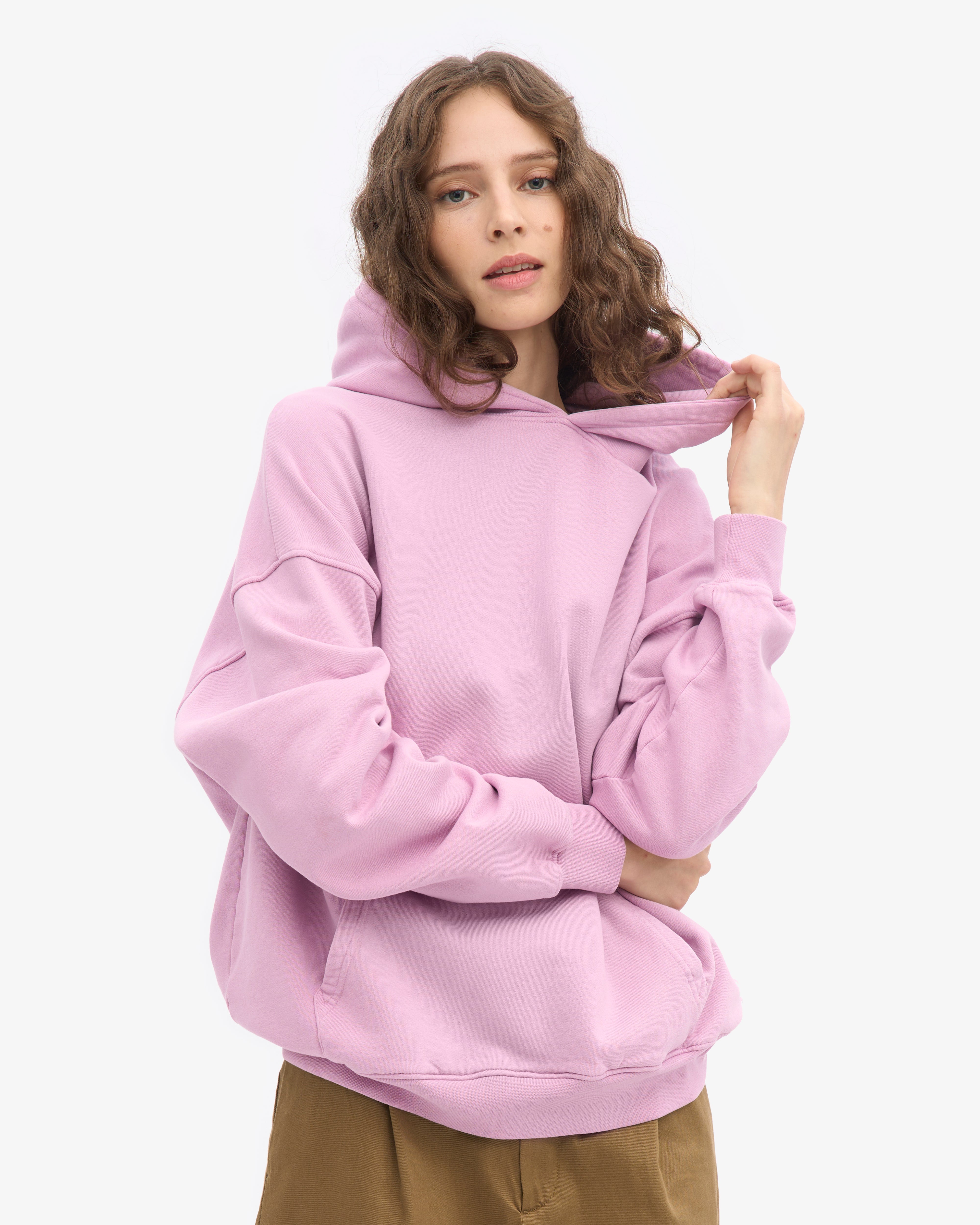 Organic Oversized Hood - Cherry Blossom