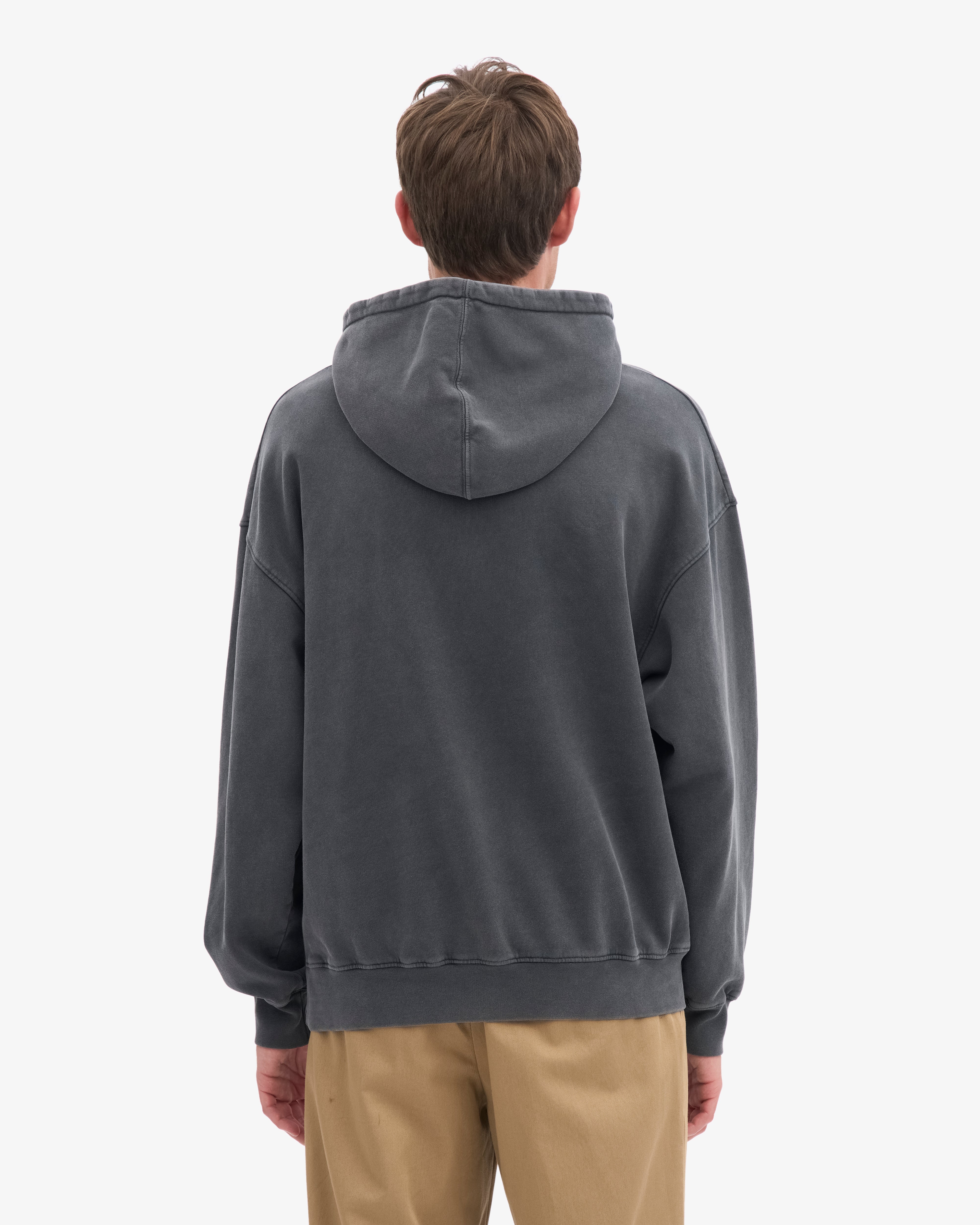 Organic Oversized Hood - Faded Black