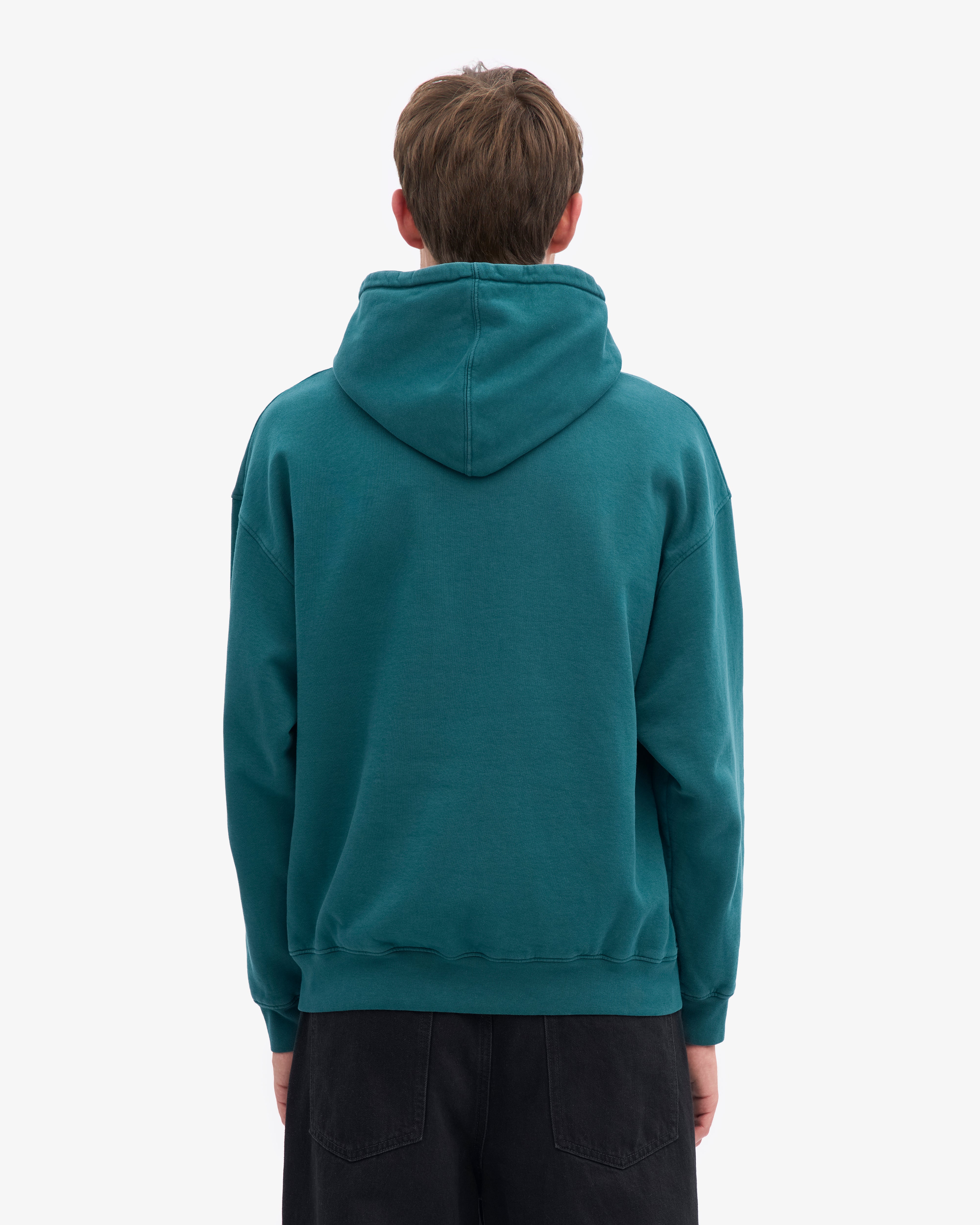 Organic Oversized Hood - Ocean Green
