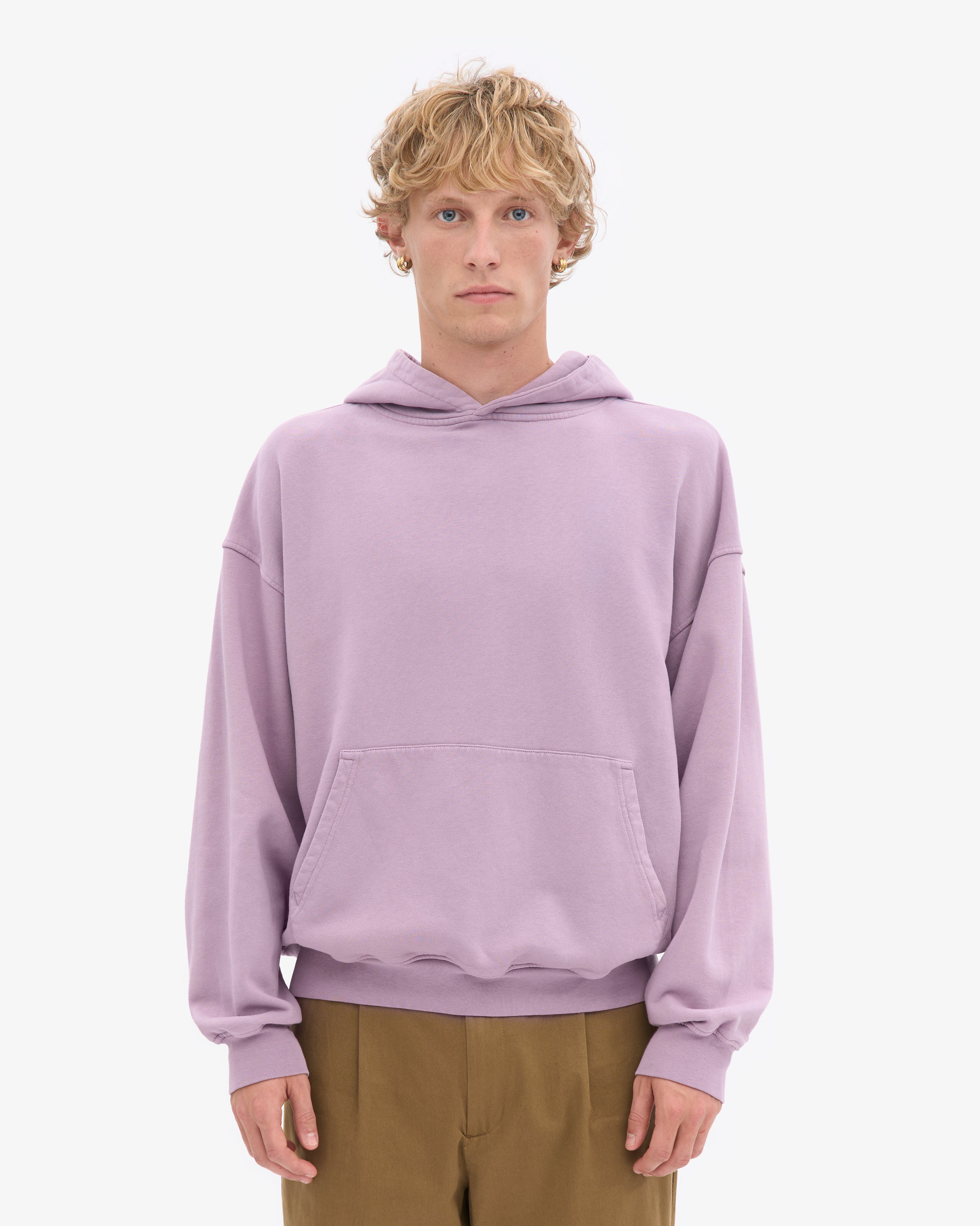 Organic Oversized Hood - Pearly Purple