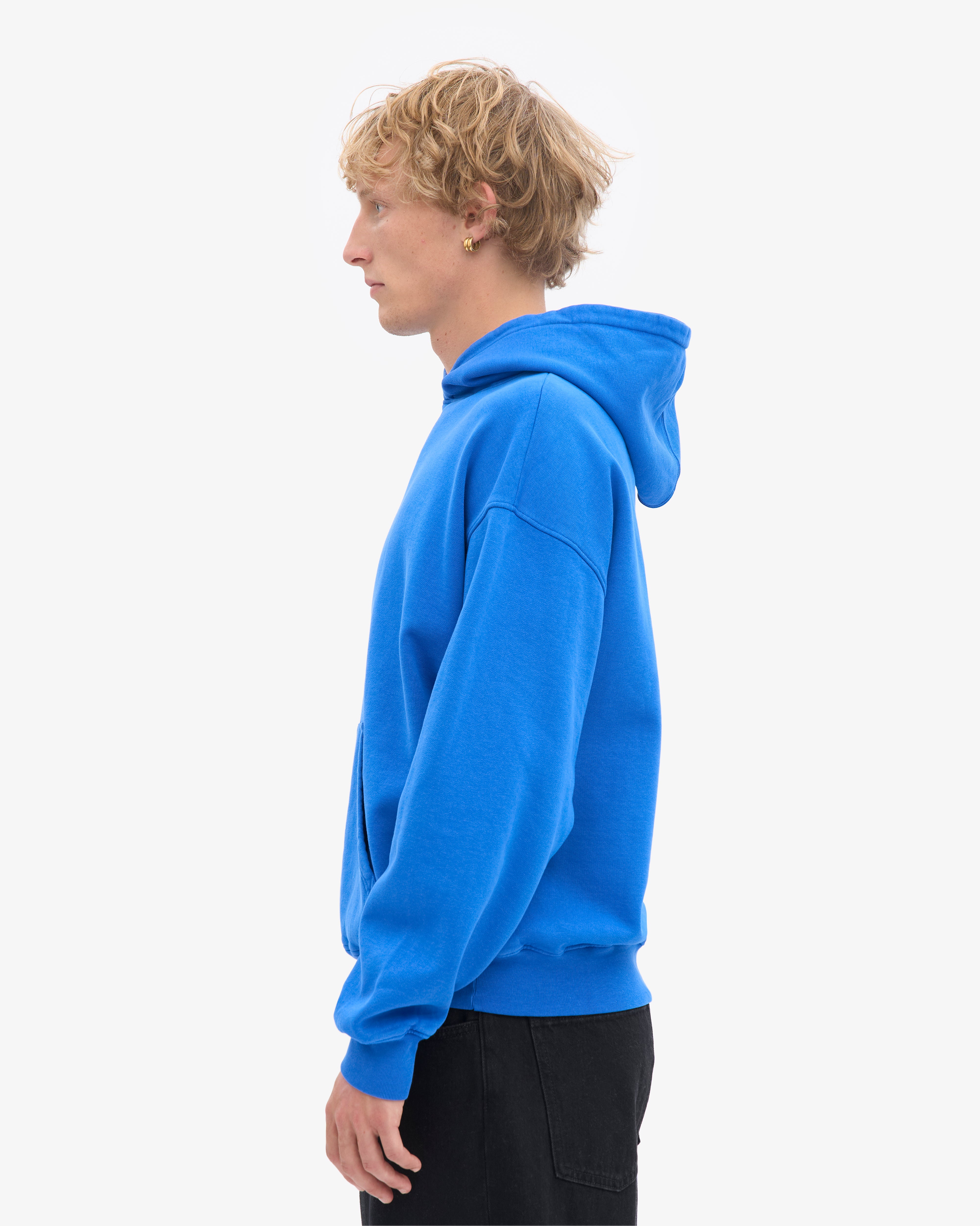 Organic Oversized Hood - Sapphire Blue