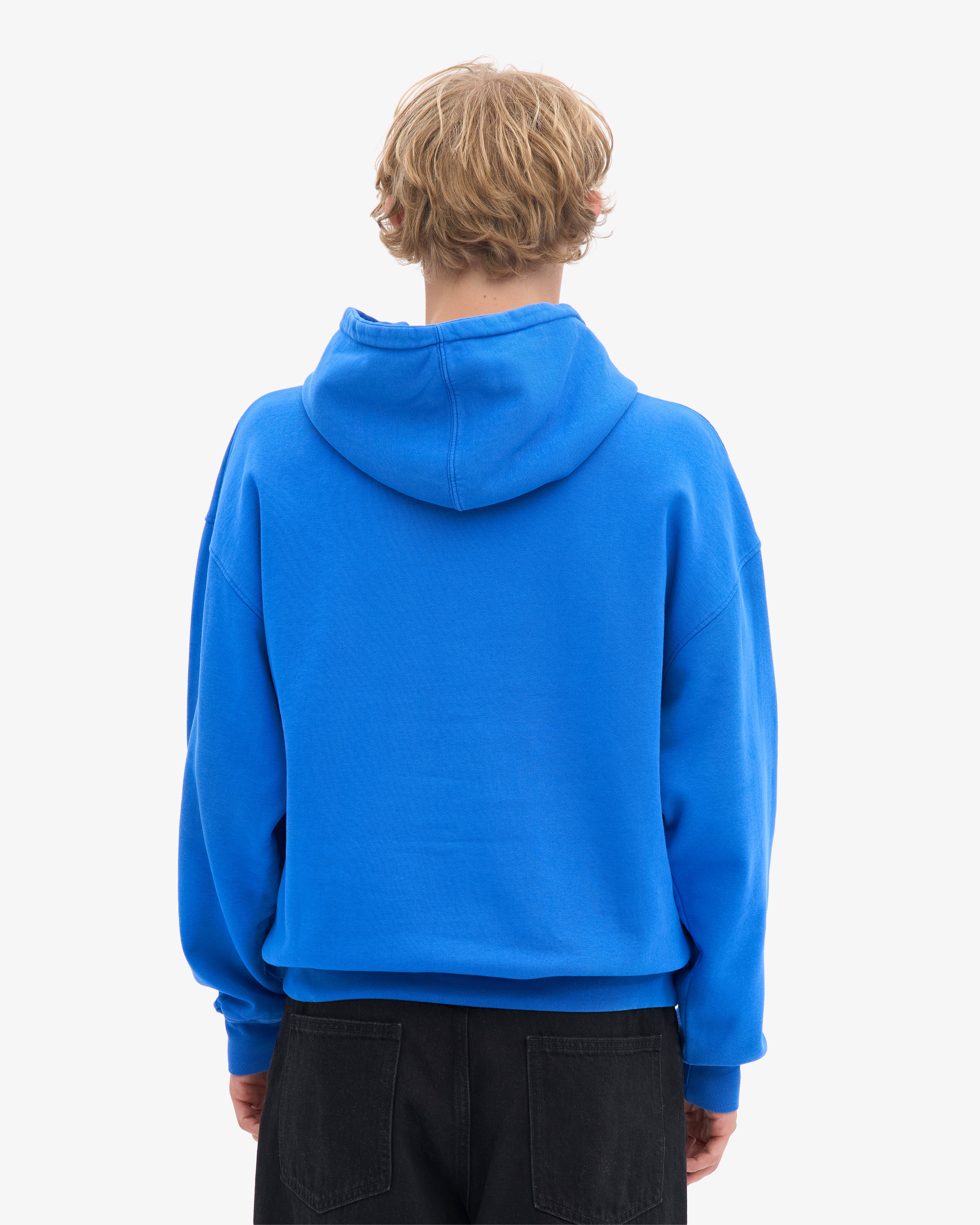 Organic Oversized Hood - Sapphire Blue