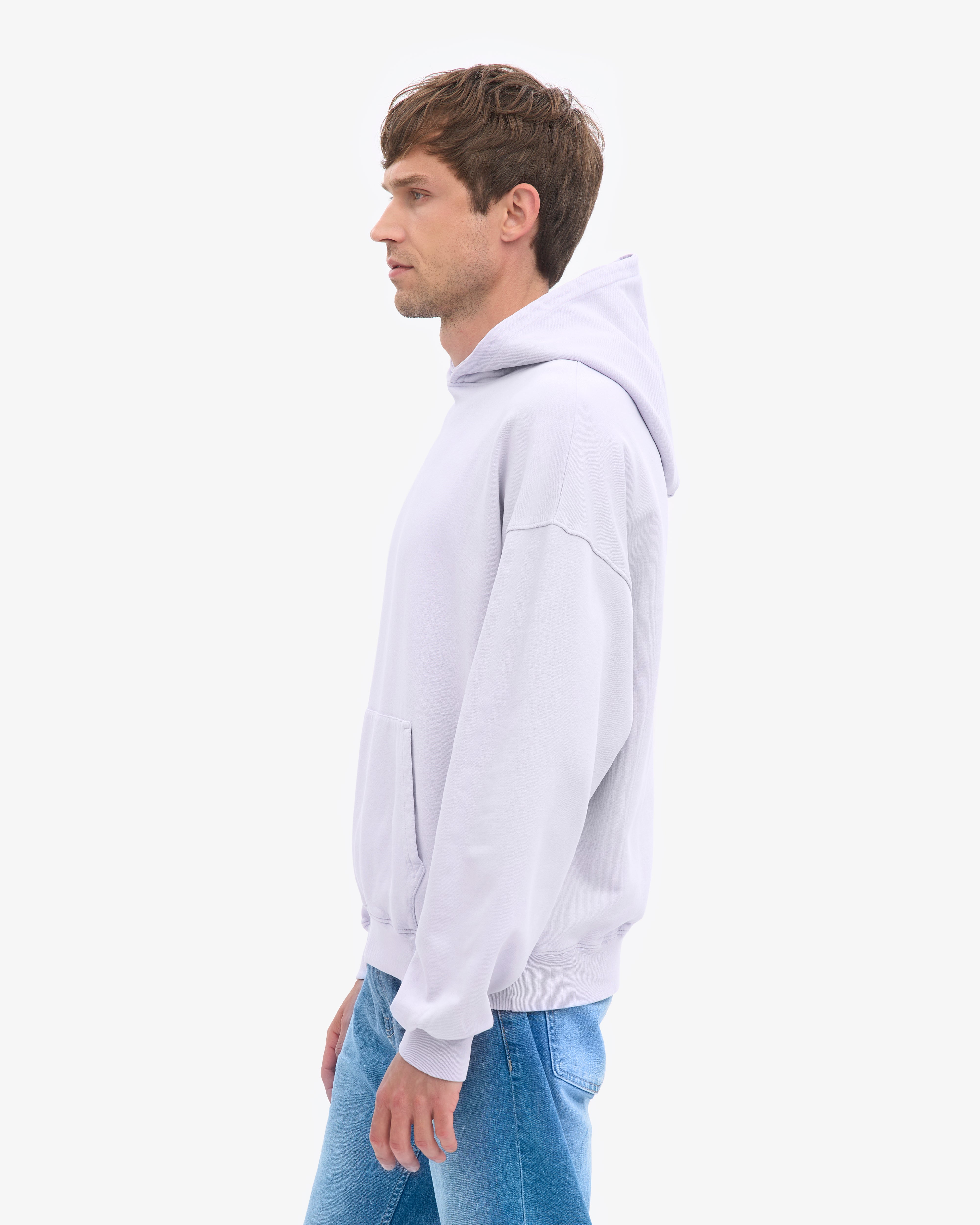 Organic Oversized Hood - Soft Lavender