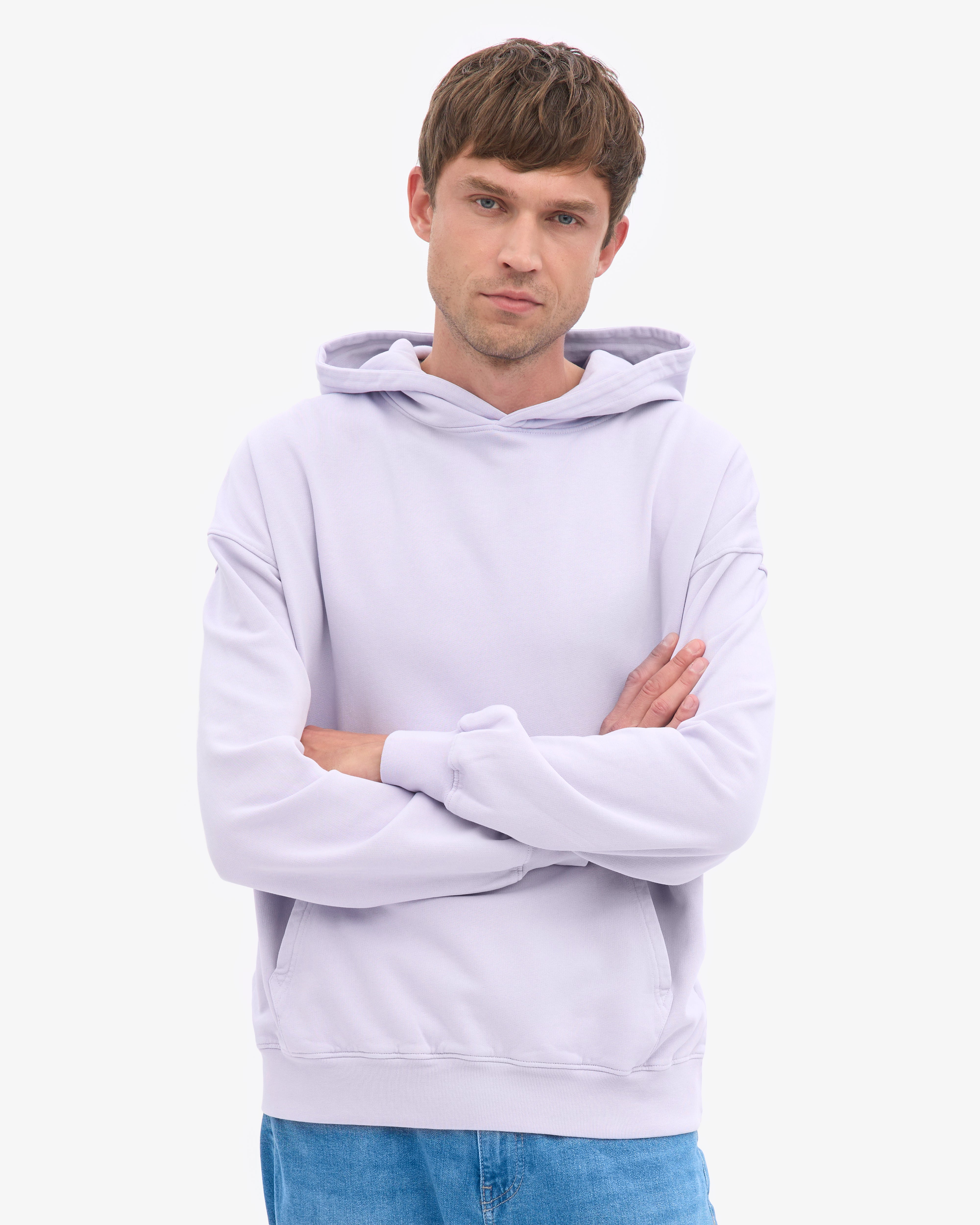 Organic Oversized Hood - Soft Lavender