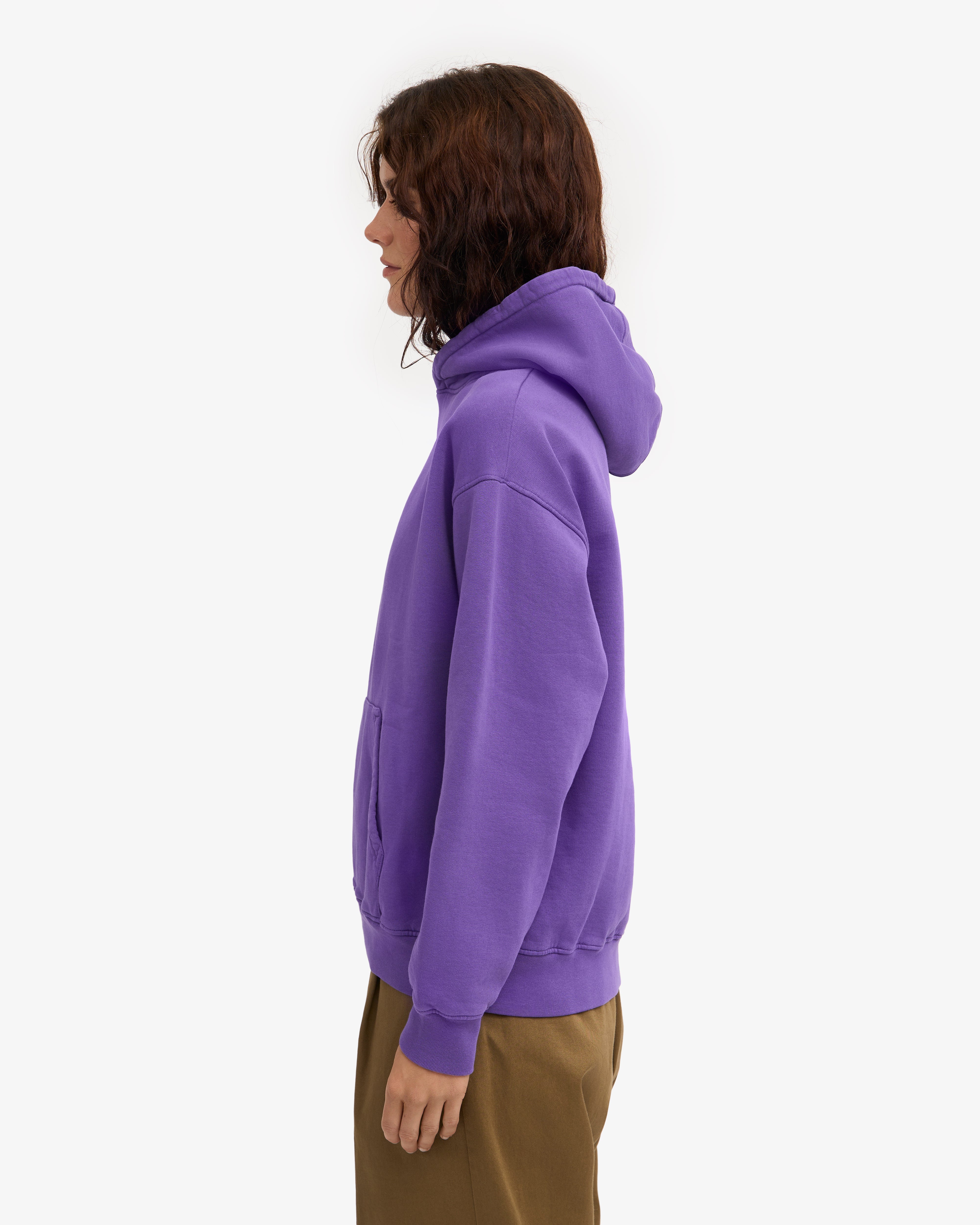 Organic Oversized Hood - Ultra Violet