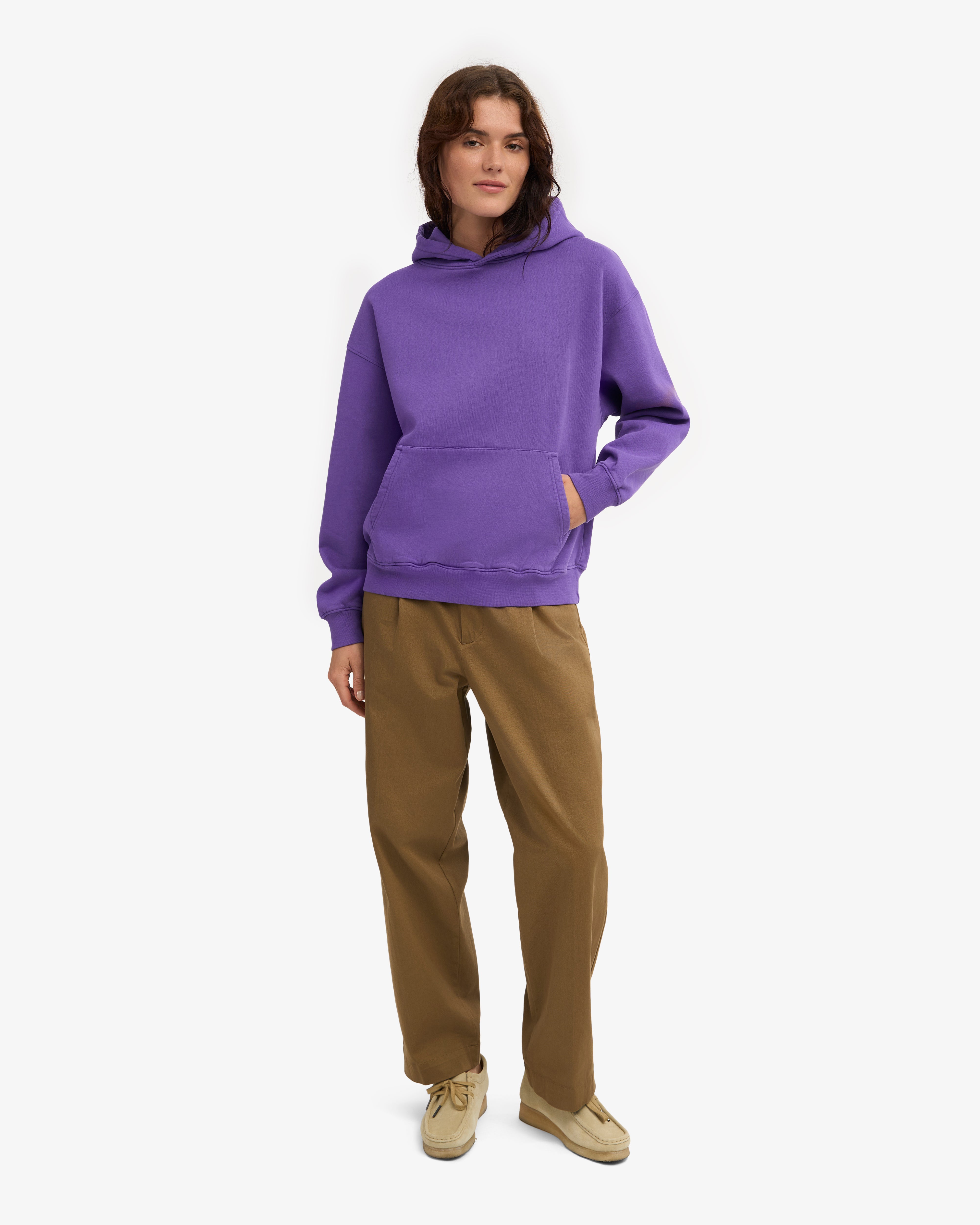 Organic Oversized Hood - Ultra Violet