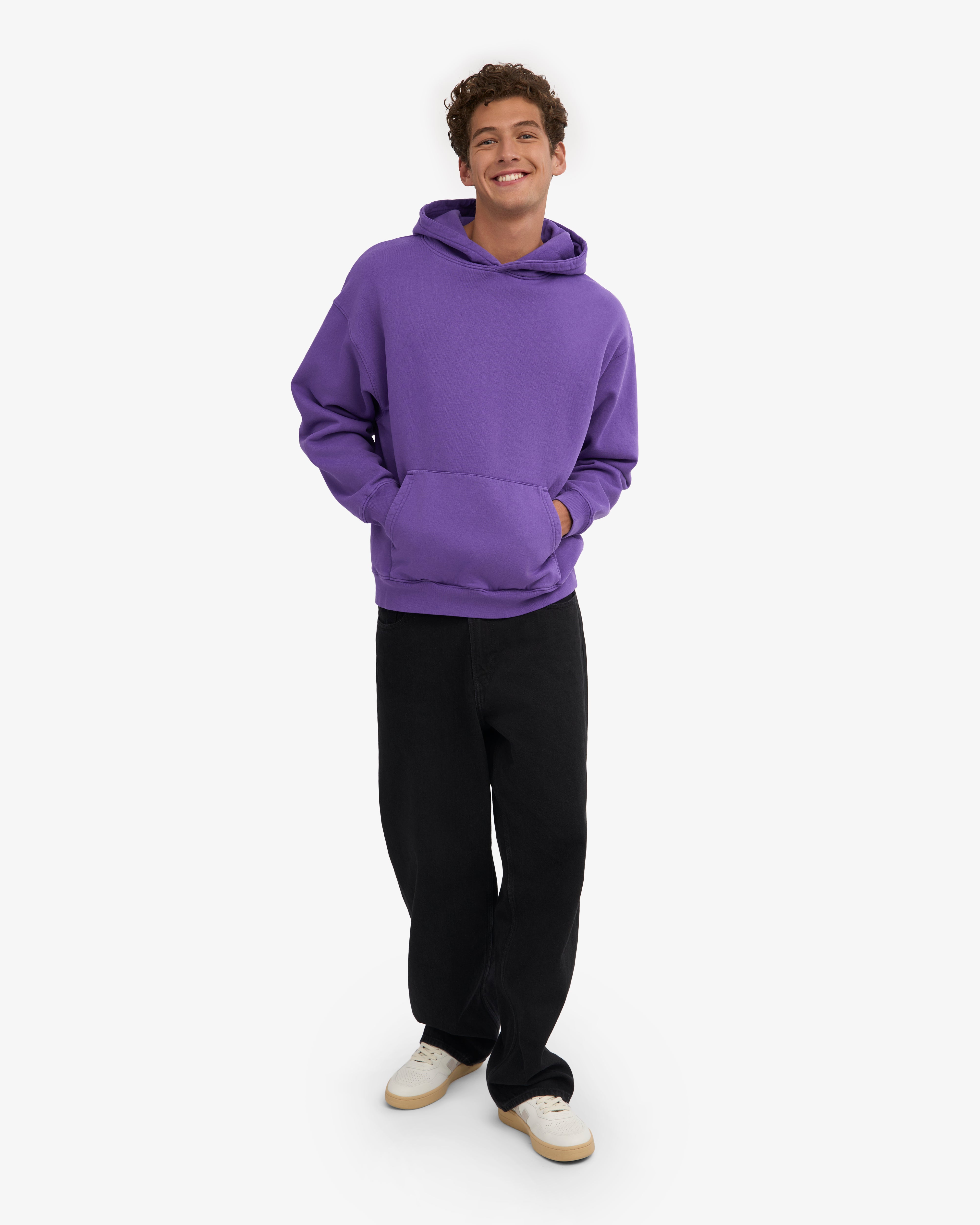 Organic Oversized Hood - Ultra Violet