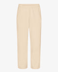 Organic Straight Leg Sweatpants - Ivory White