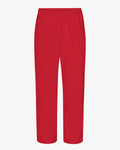 Organic Straight Leg Sweatpants - Scarlet Red