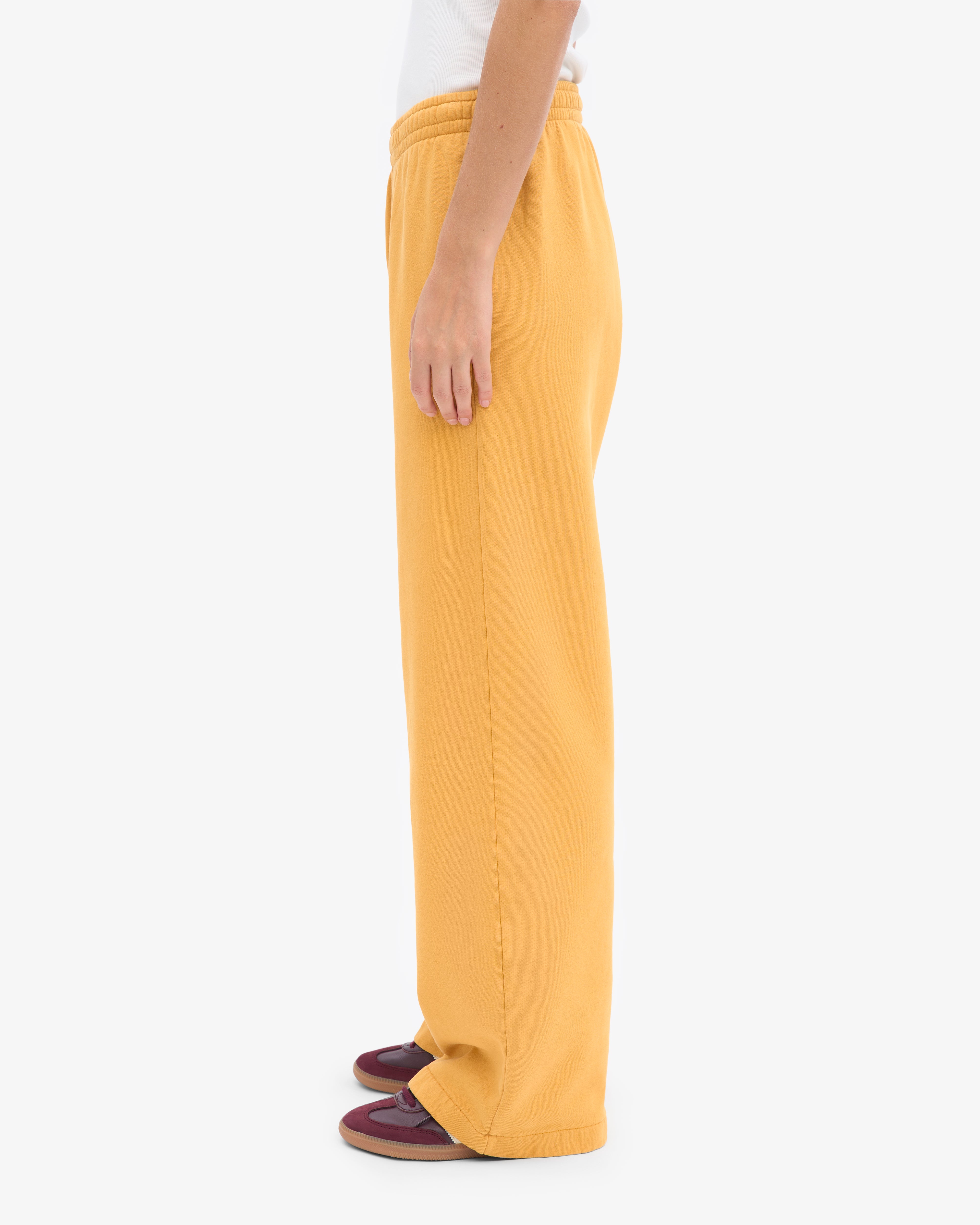 Organic Straight Leg Sweatpants - Burned Yellow