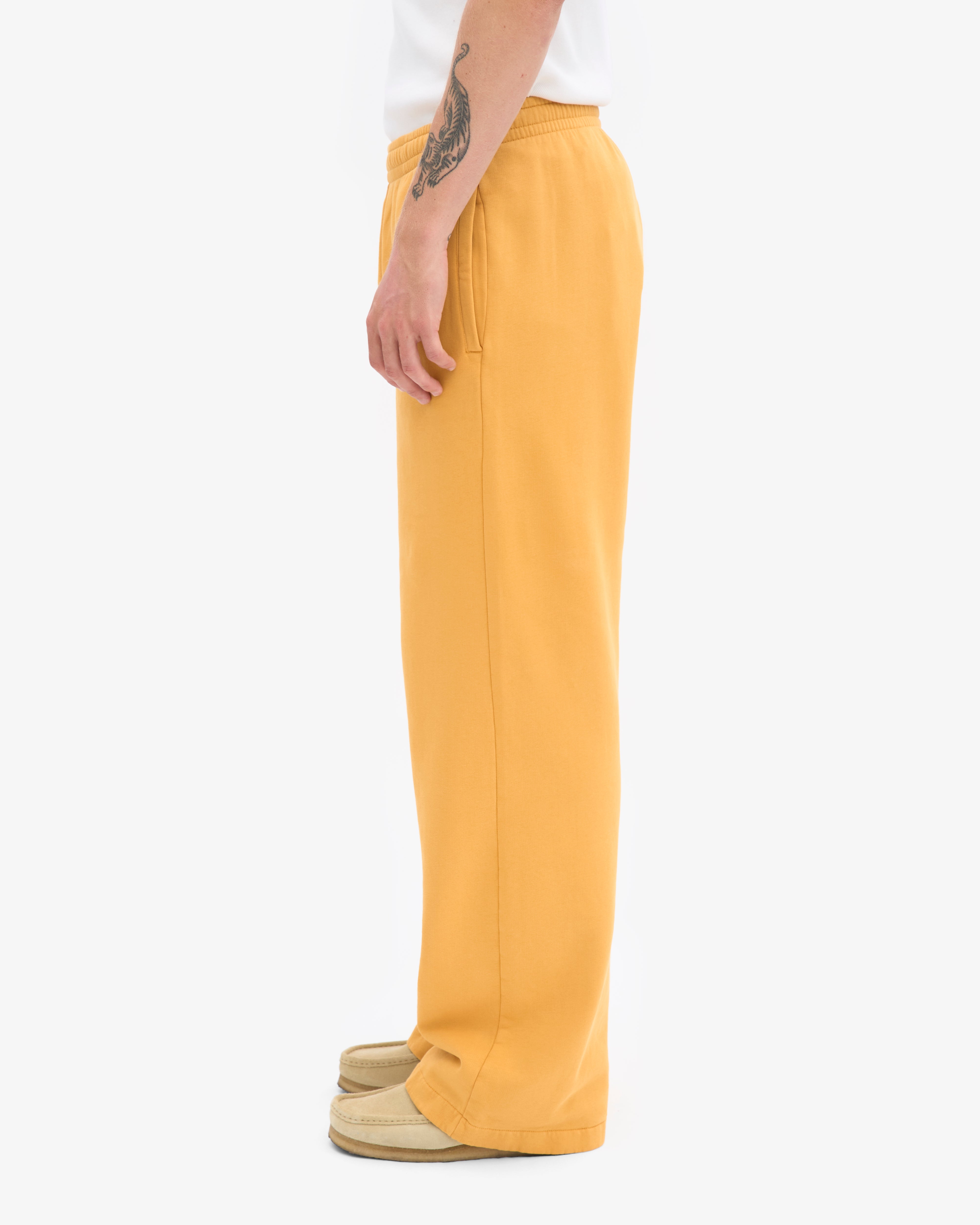 Organic Straight Leg Sweatpants - Burned Yellow
