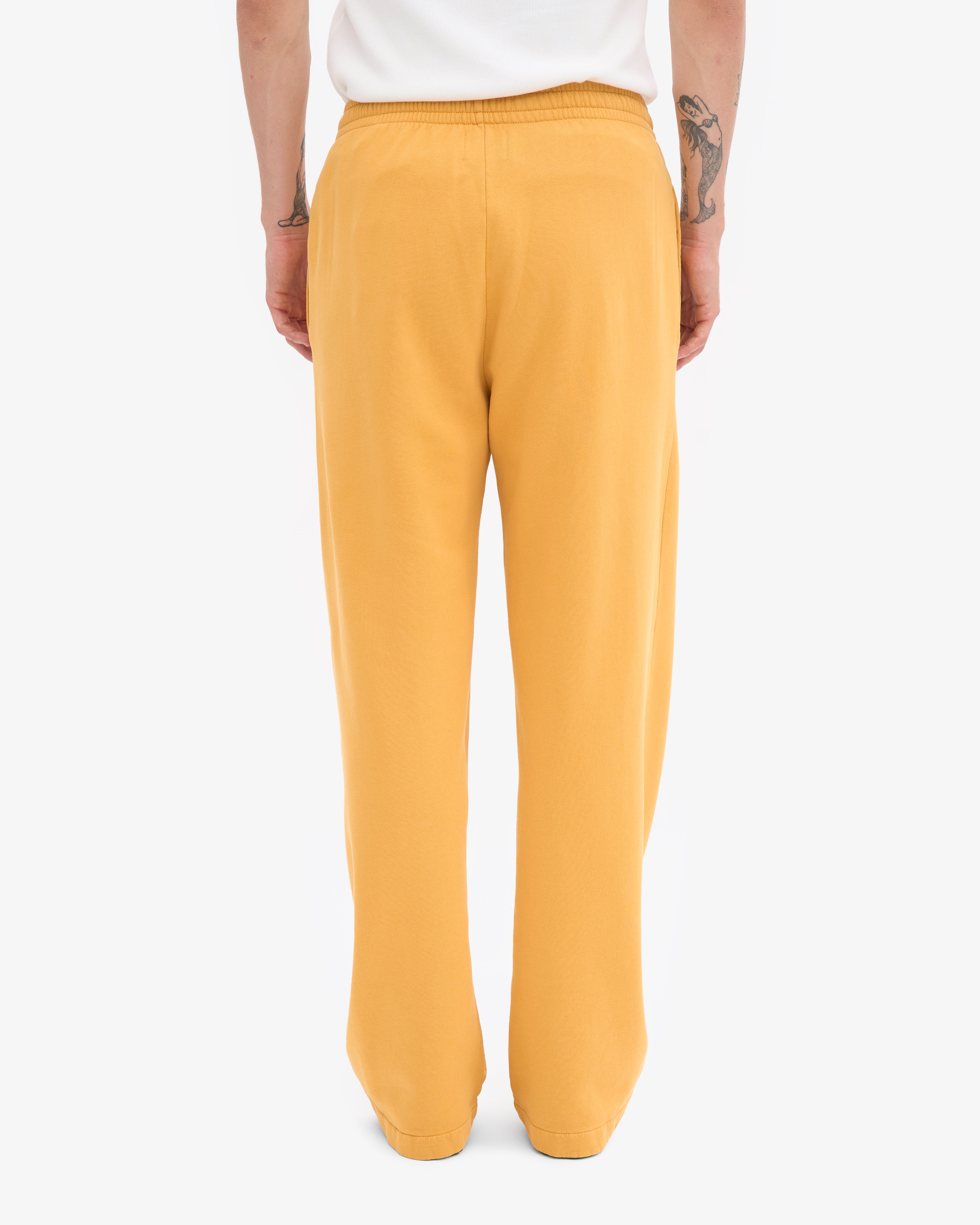 Organic Straight Leg Sweatpants - Burned Yellow