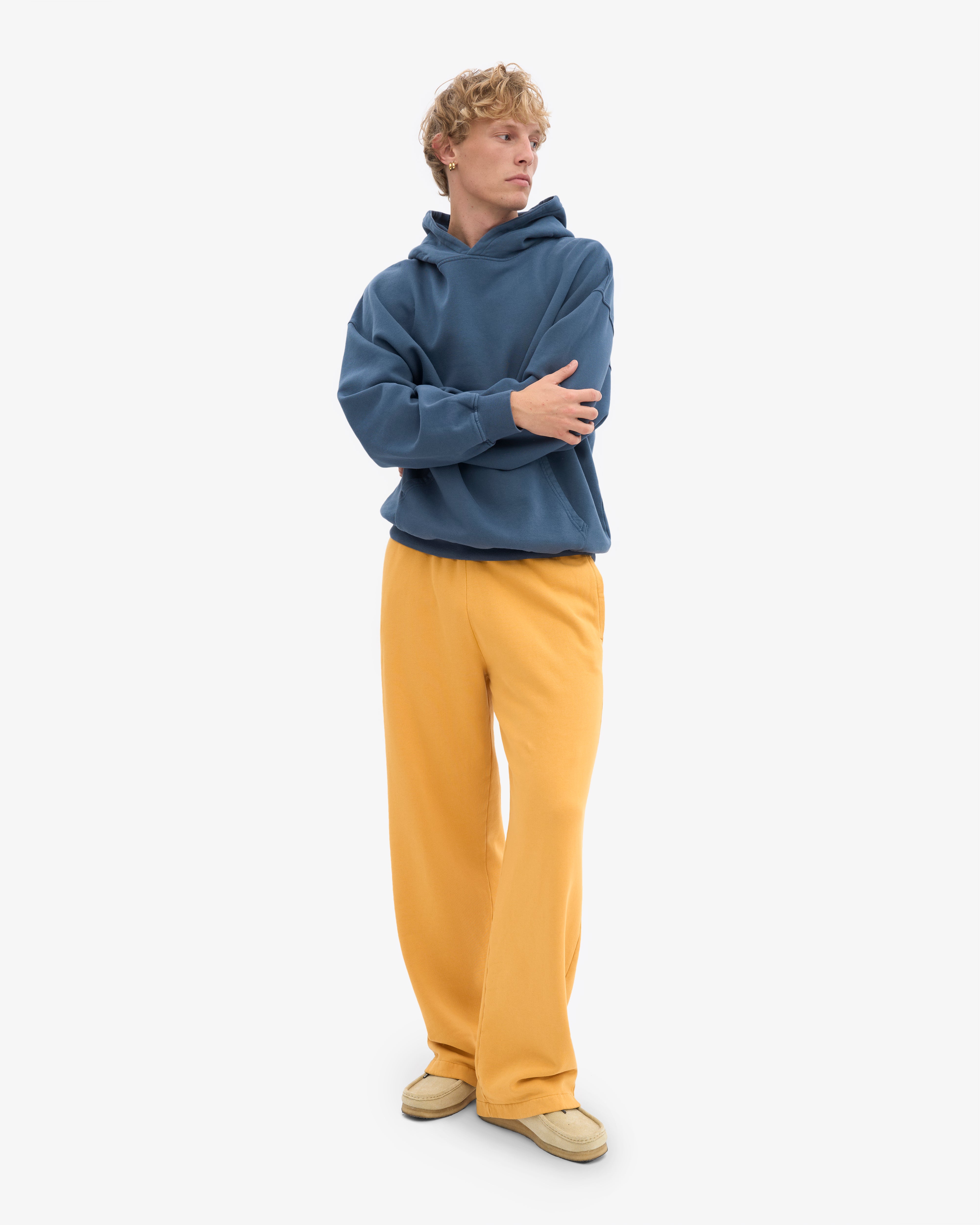 Organic Straight Leg Sweatpants - Burned Yellow