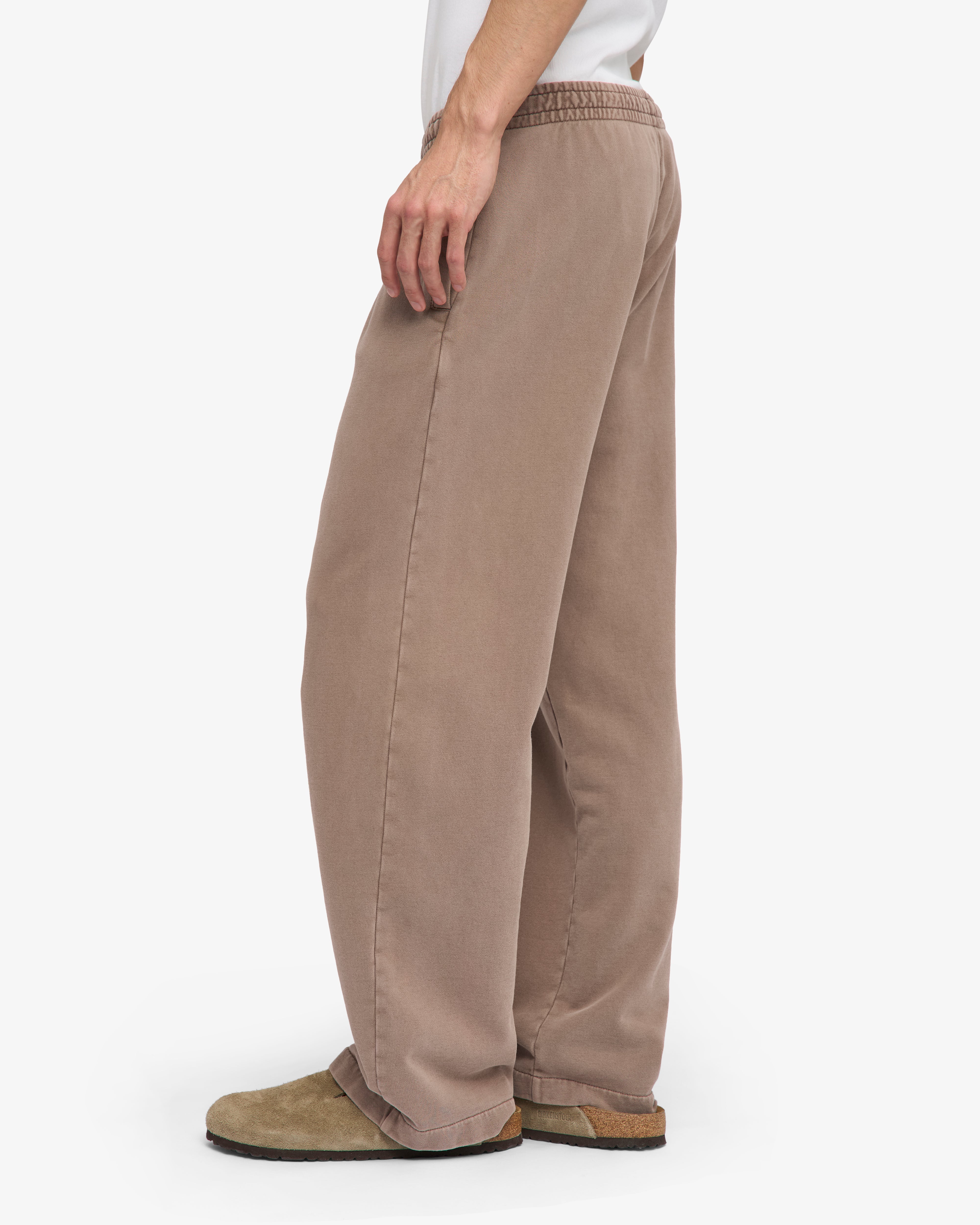 Organic Straight Leg Sweatpants - Faded Khaki