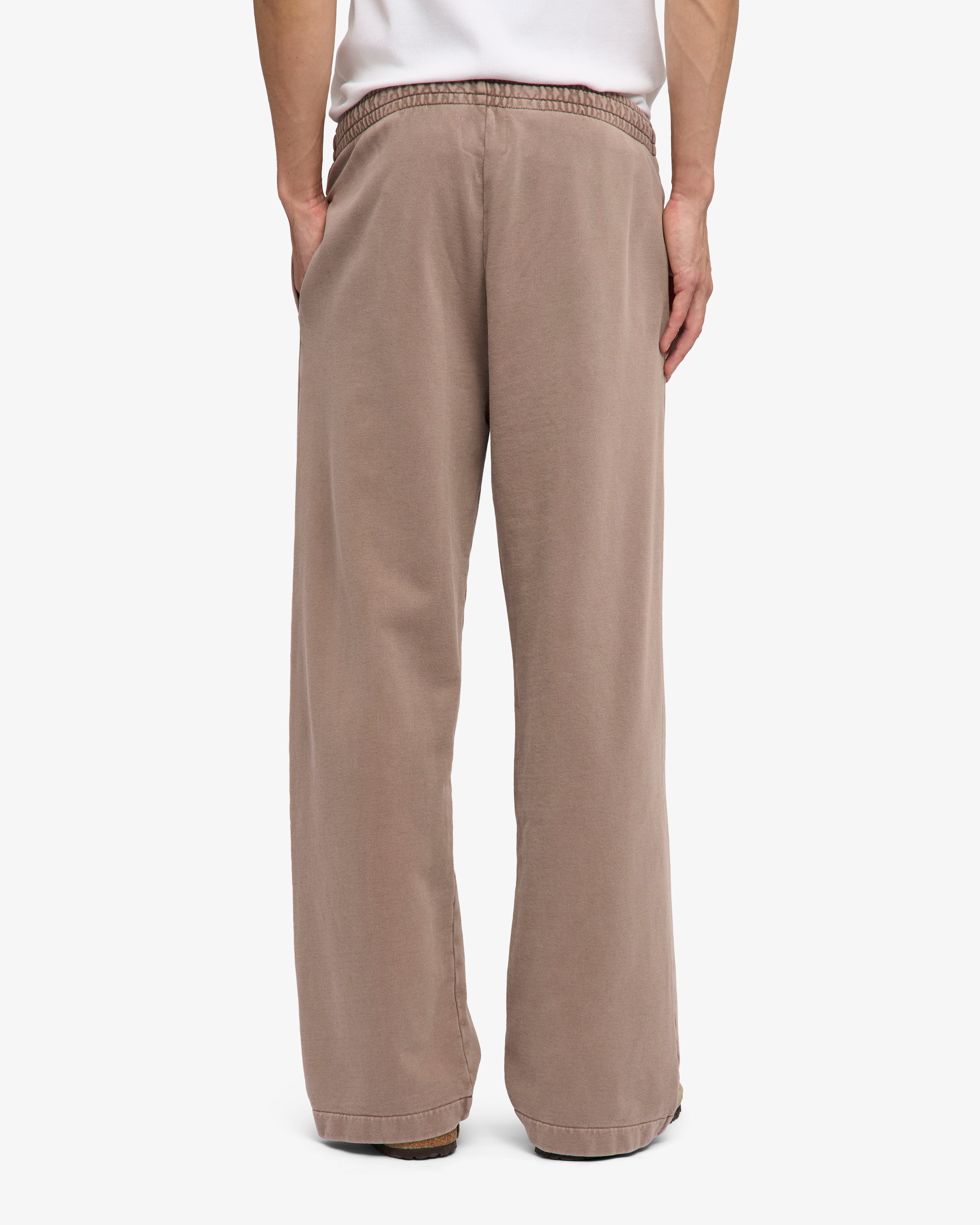 Organic Straight Leg Sweatpants - Faded Khaki
