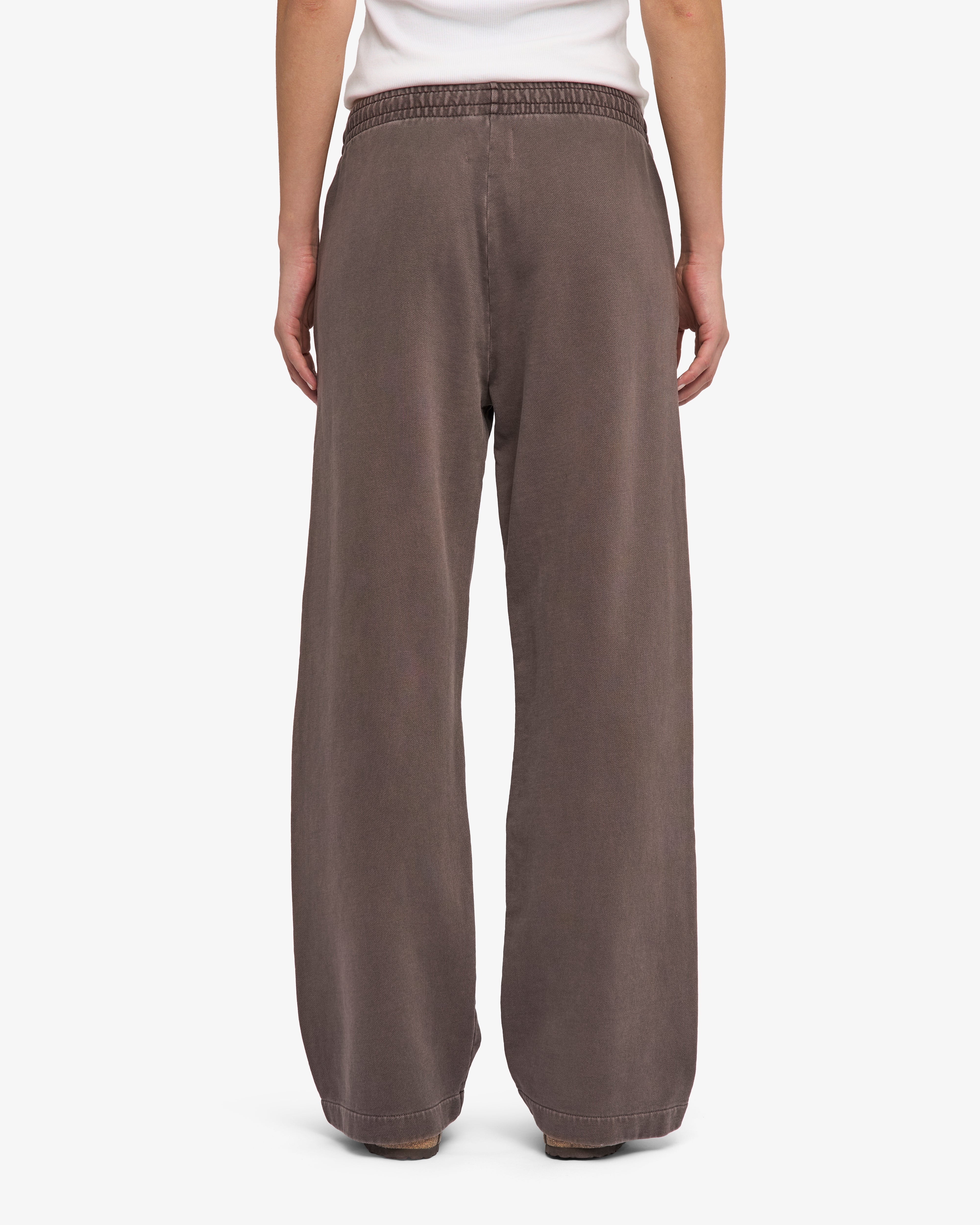 Organic Straight Leg Sweatpants - Faded Mud