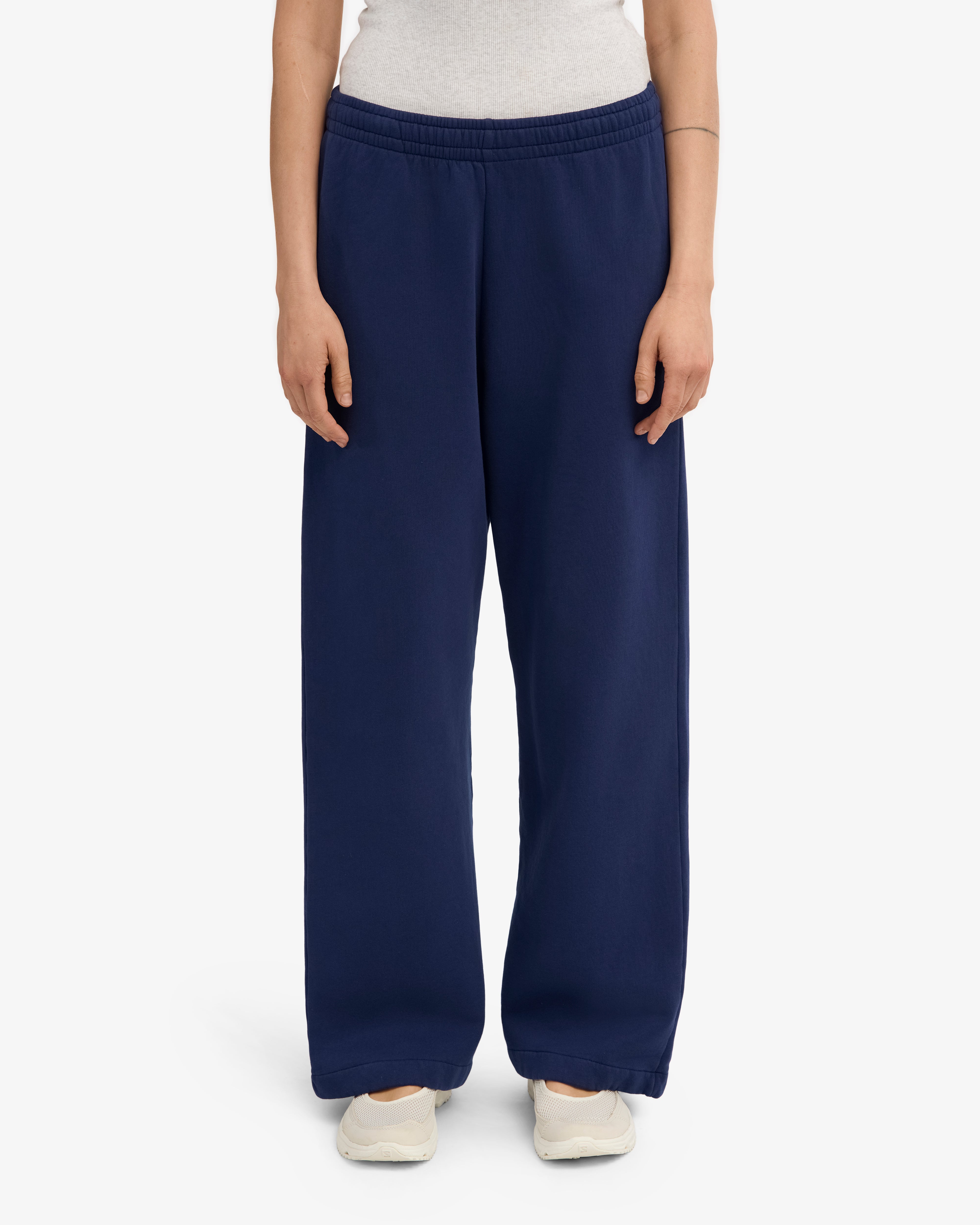 Organic Straight Leg Sweatpants - Marine Blue
