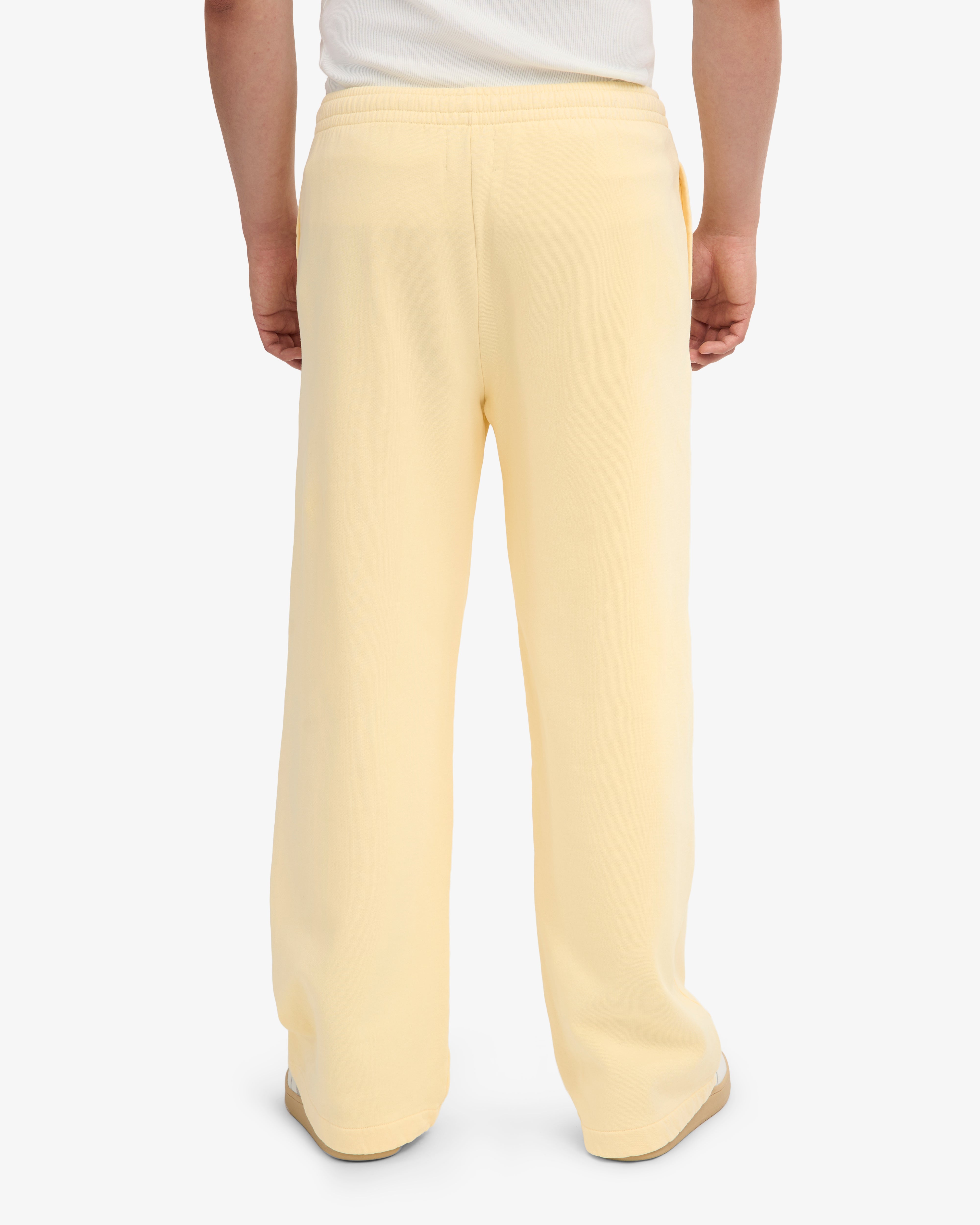 Organic Straight Leg Sweatpants - Soft Yellow