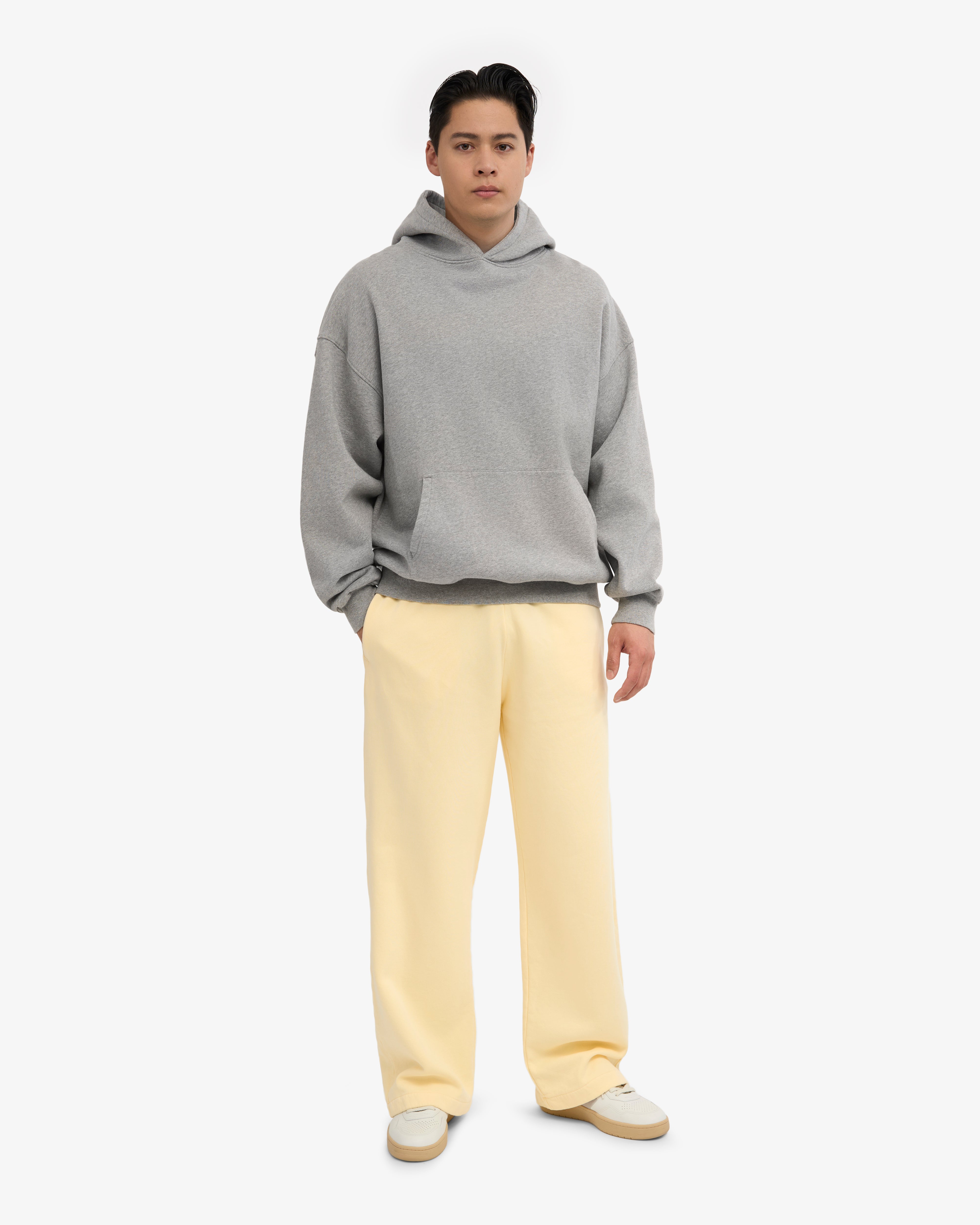 Organic Straight Leg Sweatpants - Soft Yellow