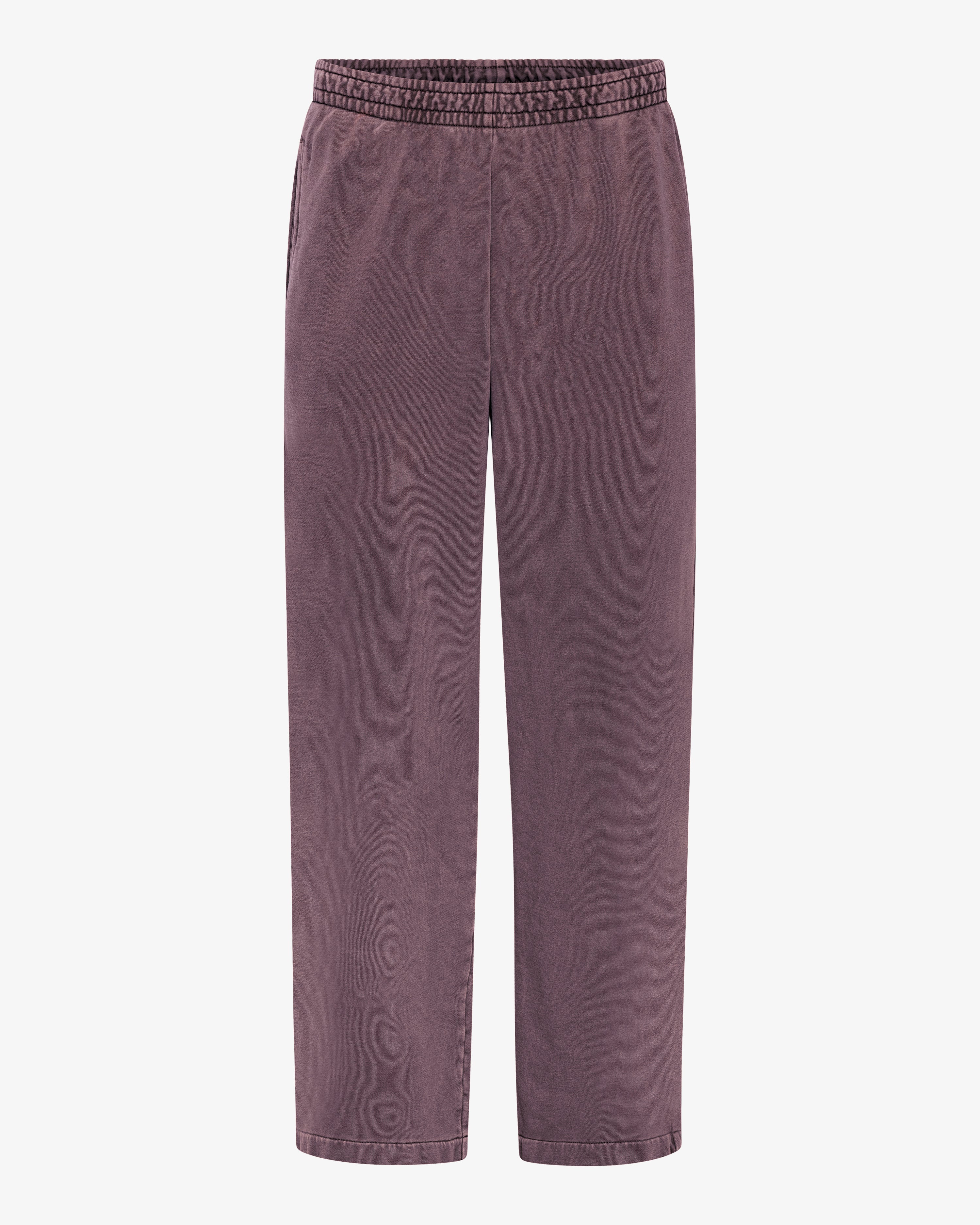 Organic Straight Leg Sweatpants - Faded Grape